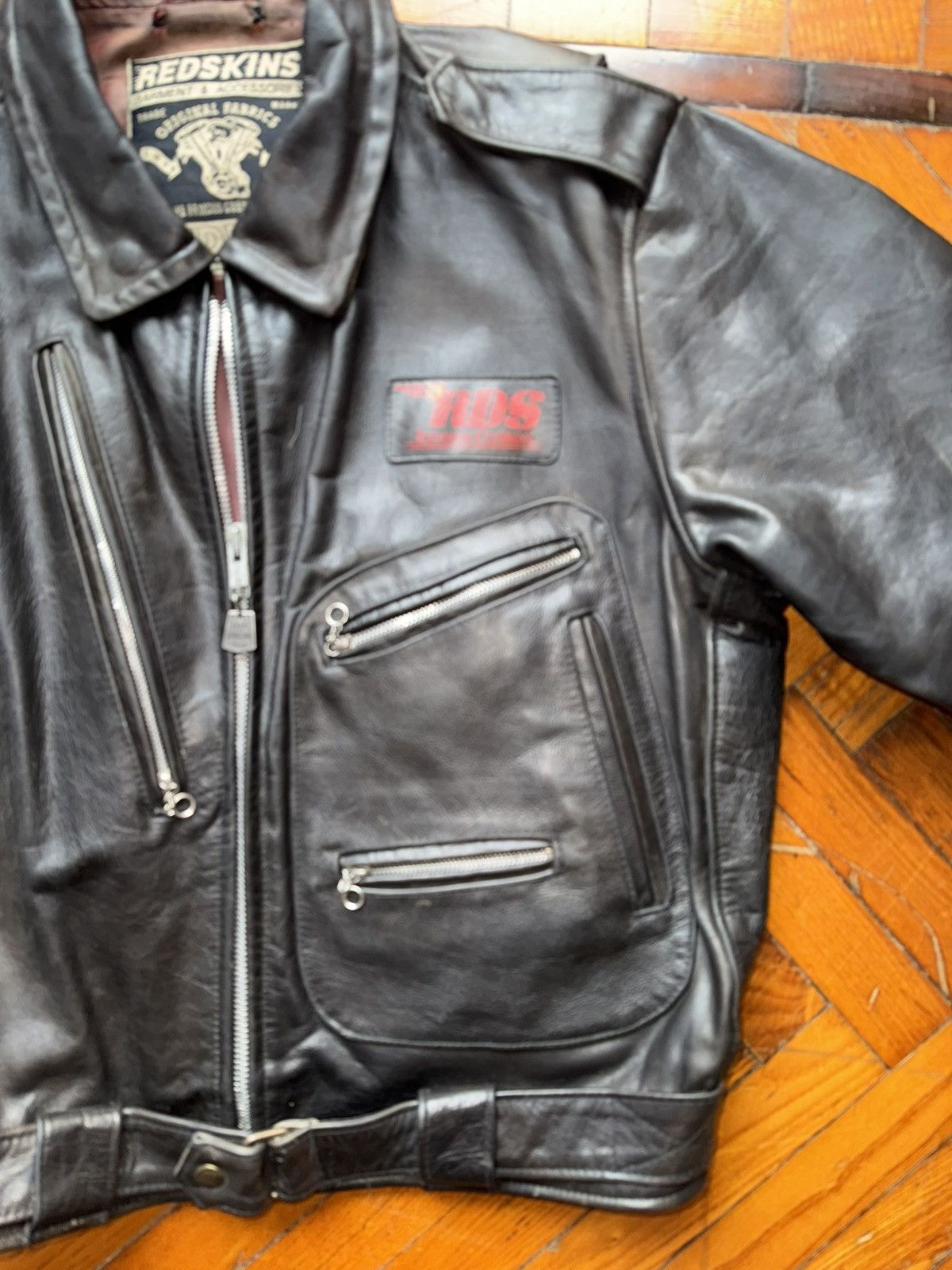 Other REDSKINS Steerhide Leather Jacket – Riders Patch Edition Size US L / EU 52-54 / 3 - 5 Thumbnail