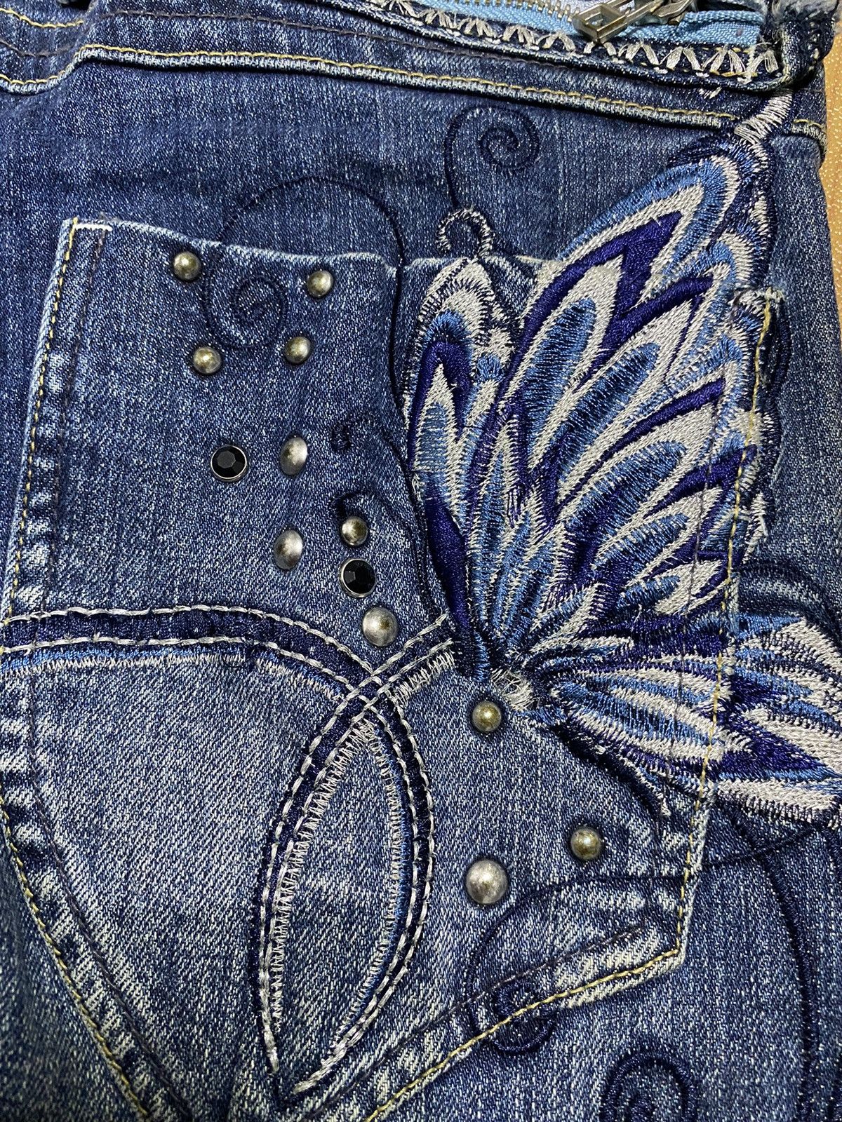 If Six Was Nine × Japanese Brand × Le Grande Bleu (L.G.B.) Japanese classical elf western flared denim LGB style Size US 30 / EU 46 - 9 Thumbnail