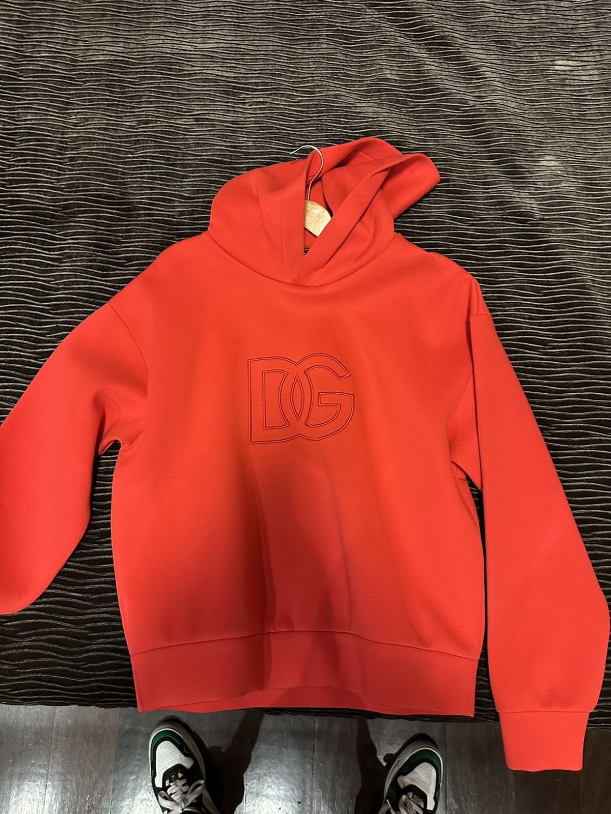 Dolce & Gabbana Dolce & Gabbana Red Technical Hoodie Jersey Size US S / EU 44-46 / 1 - 1 Thumbnail