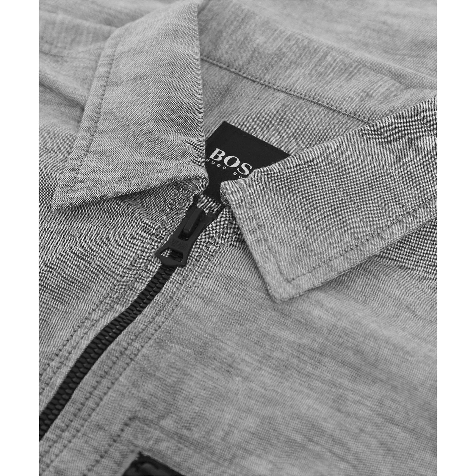 Hugo Boss Hugo Boss Jacket Lovel Chambray Zip Overshirt Lightweight M Size US M / EU 48-50 / 2 - 7 Thumbnail