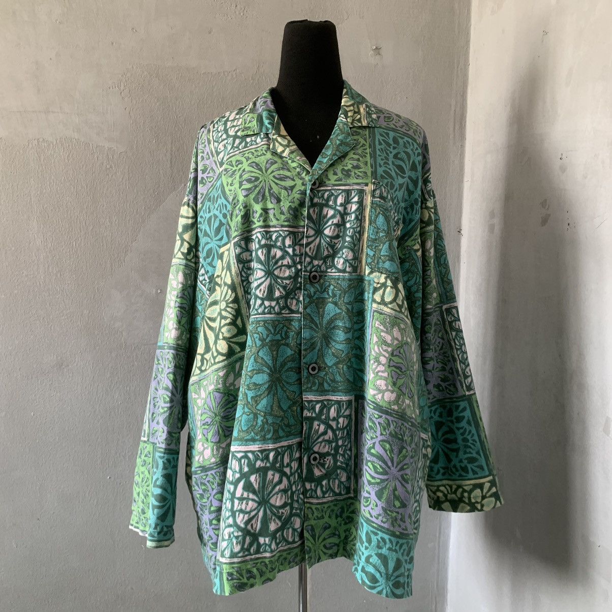 Kansai Yamamoto Vintage Kansai Man Floral Light Jacket Size US XL / EU 56 / 4 - 1 Thumbnail