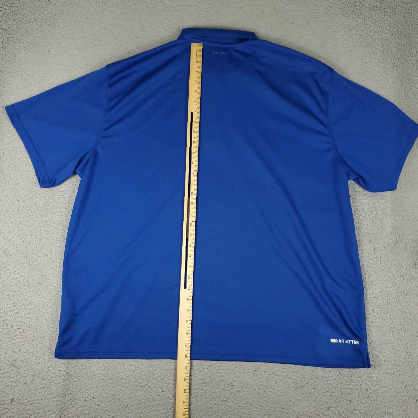 Ariat Ariat Polo Shirt Mens 3XL Blue Polo Shirt Mens Color Blue Ariat Polo Short Sleeve 3XL Mens Blue Classic American Preppy Golf Lacrosse Walking 90s? Size US XXL / EU 58 / 5 - 5 Thumbnail