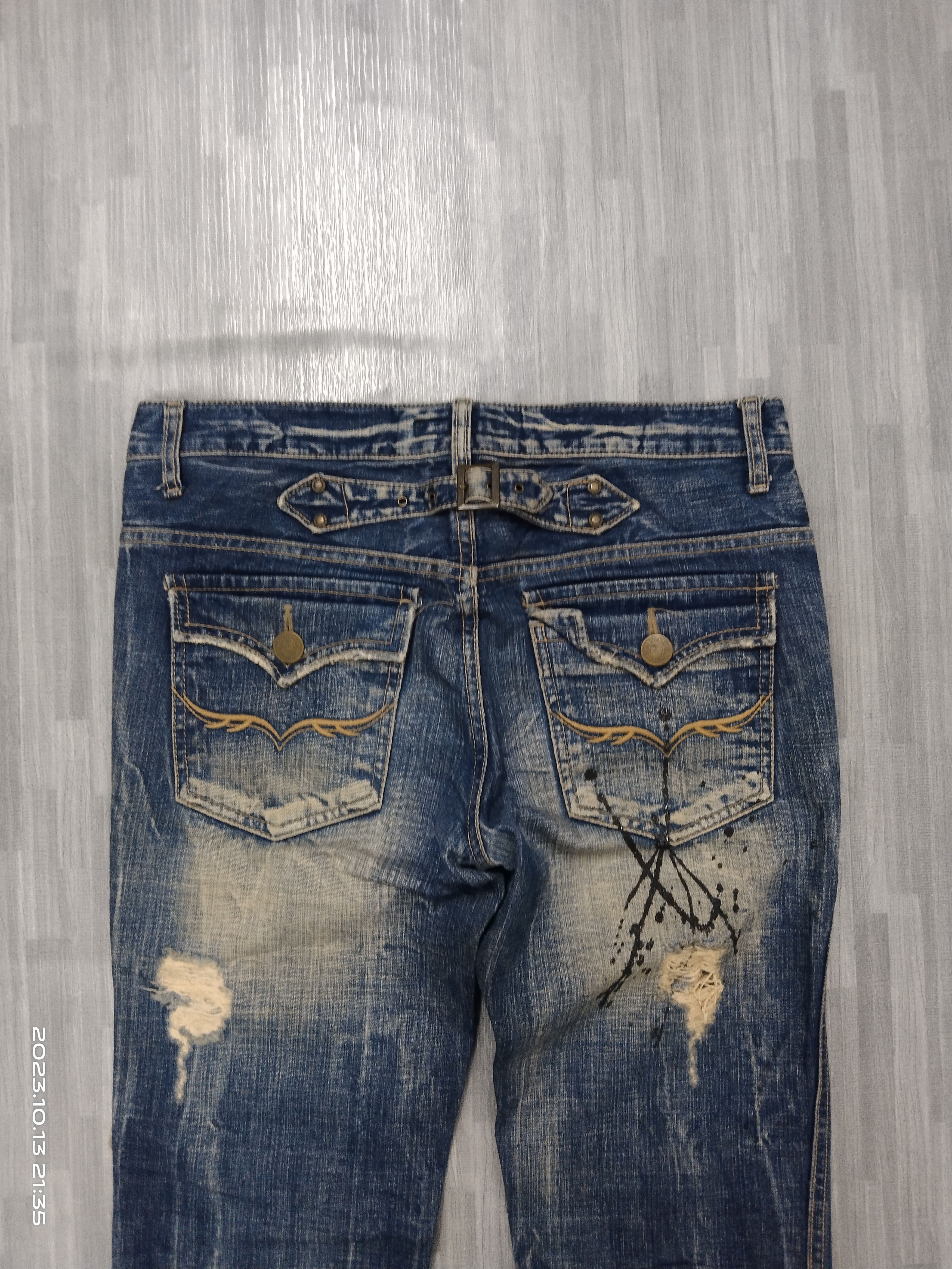 Other FLARE SICK FUGA DENIM PANTS Size 29" - 7 Thumbnail