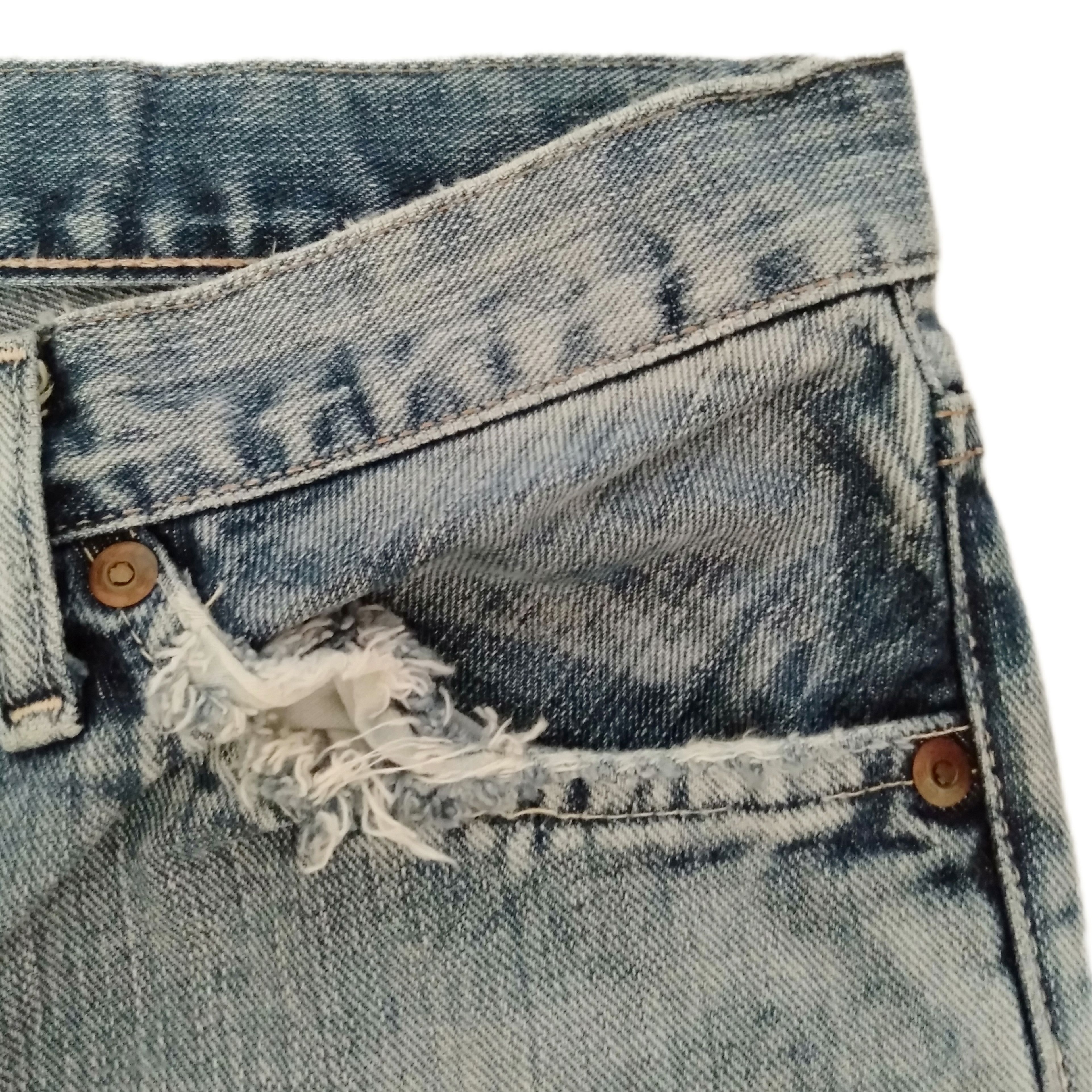 Japanese Brand × Lee × Vintage LEE Riders Made in Japan Vintage Patchwork Jeans Size US 29 - 6 Thumbnail