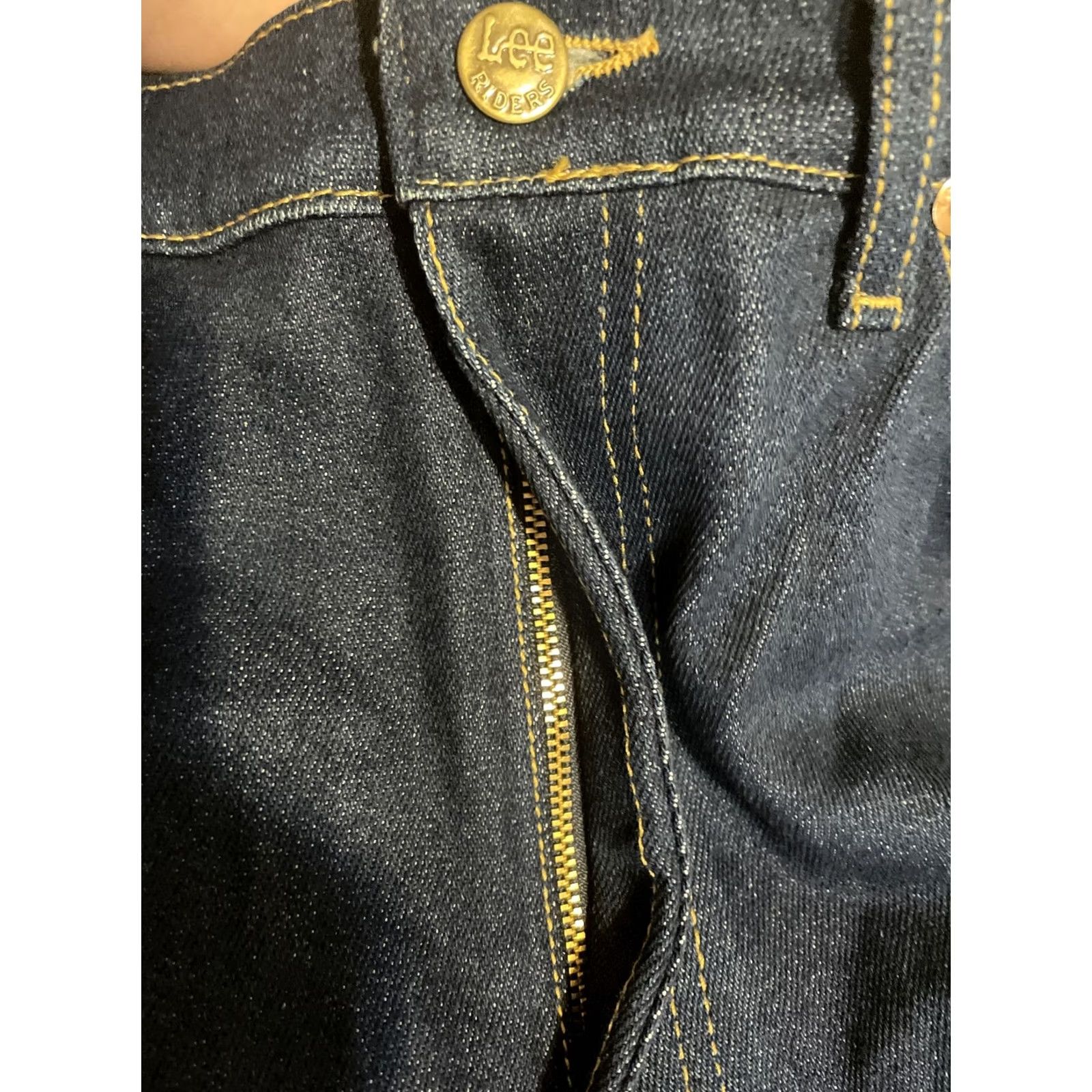 Lee VINTAGE Lee Riders Women’s Jeans 12 High Rise Mom 5-Pocket Denim USA Blue Distressed No Size 34" / US 12 / IT 48 - 3 Thumbnail