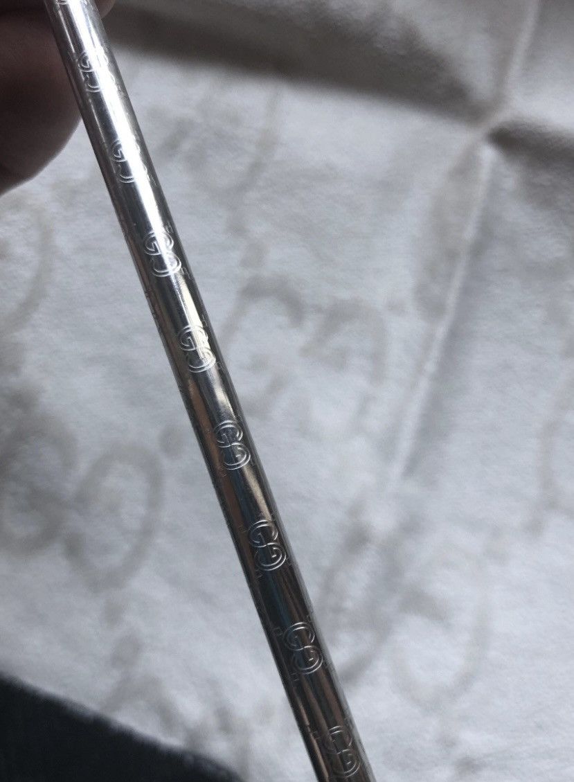 Gucci Gucci Metal Straw- Tom Ford era Size ONE SIZE - 1 Thumbnail