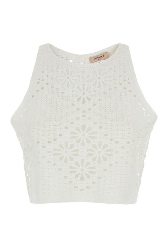 TWINSET TWINSET Women Tops 251TT320200282 White Size M / US 6-8 / IT 42-44 - 1 Thumbnail