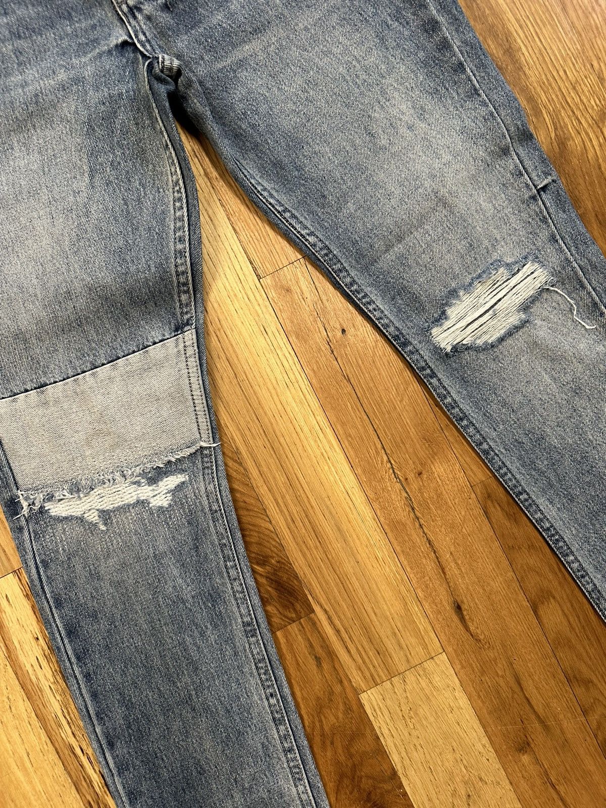 Ksubi Ksubi Knee Patch Blue Denim Jeans Size 30 Size US 30 / EU 46 - 3 Thumbnail