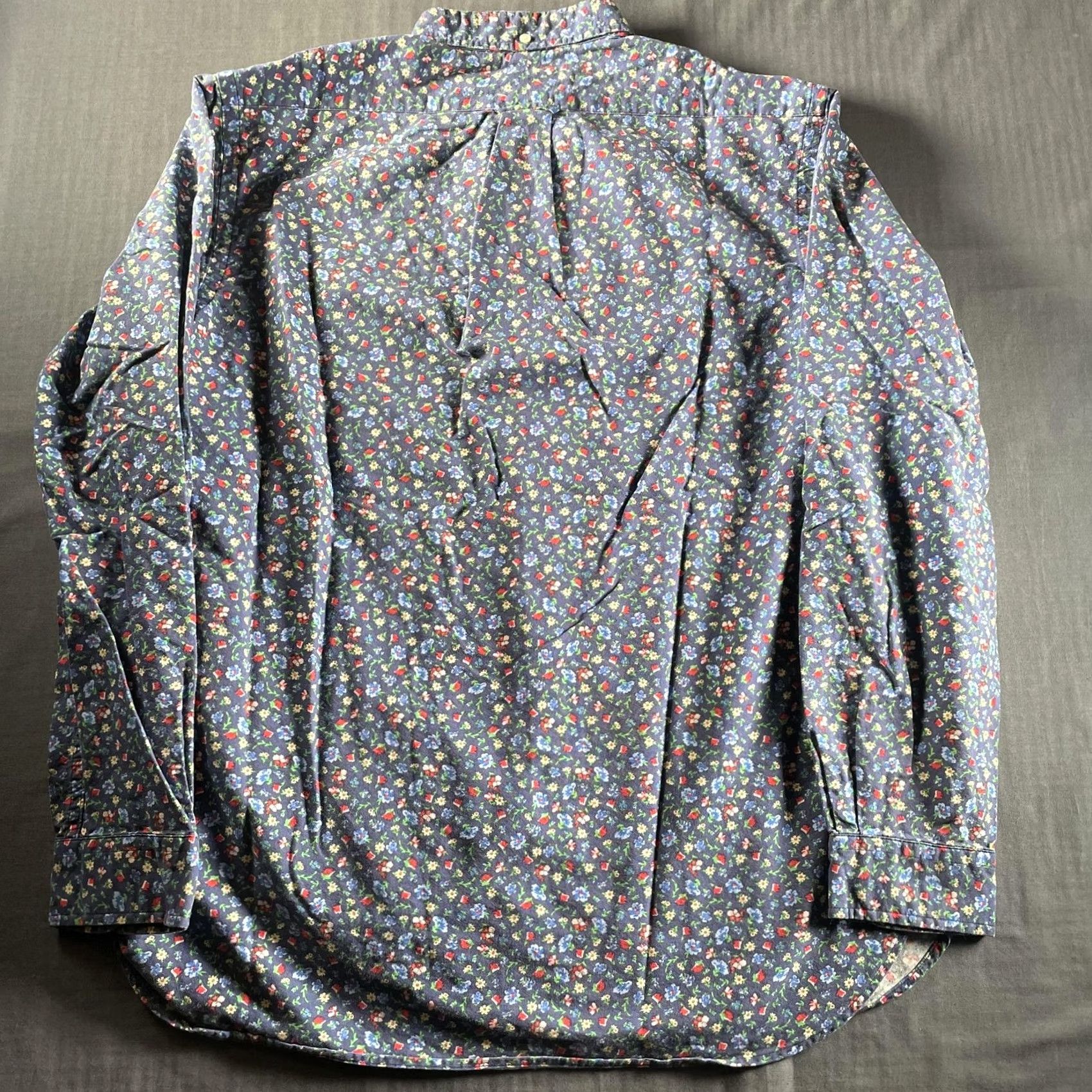 Ralph Lauren Ralph Lauren Shirt Mens Large Blue Floral Classic Fit Long Sleeve Button-Down Size US L / EU 52-54 / 3 - 6 Thumbnail
