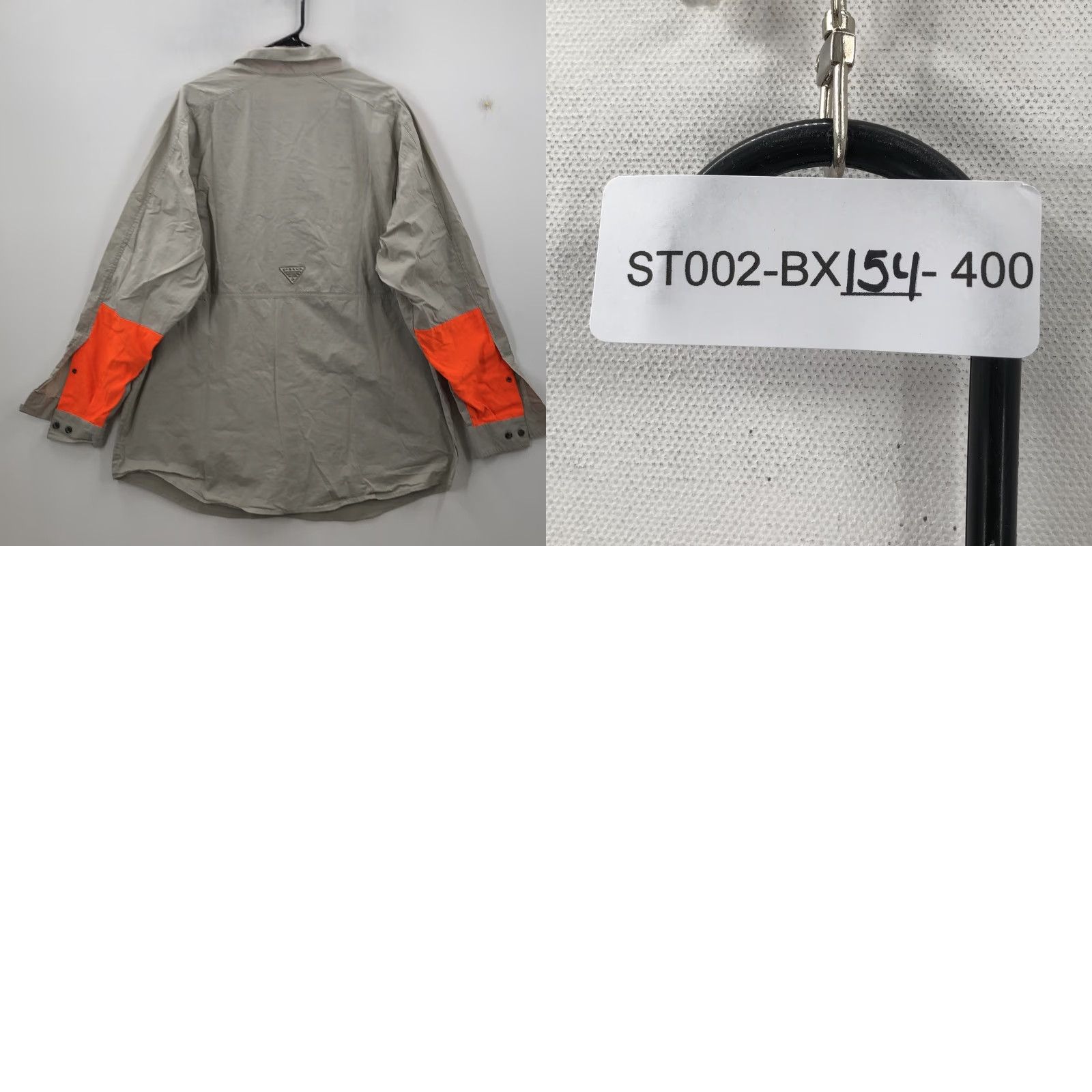 Vintage VINTAGE Columbia Mens Orange Gray Long Sleeve Pockets Collared Shooting Shirt Size XL Size US XL / EU 56 / 4 - 8 Thumbnail