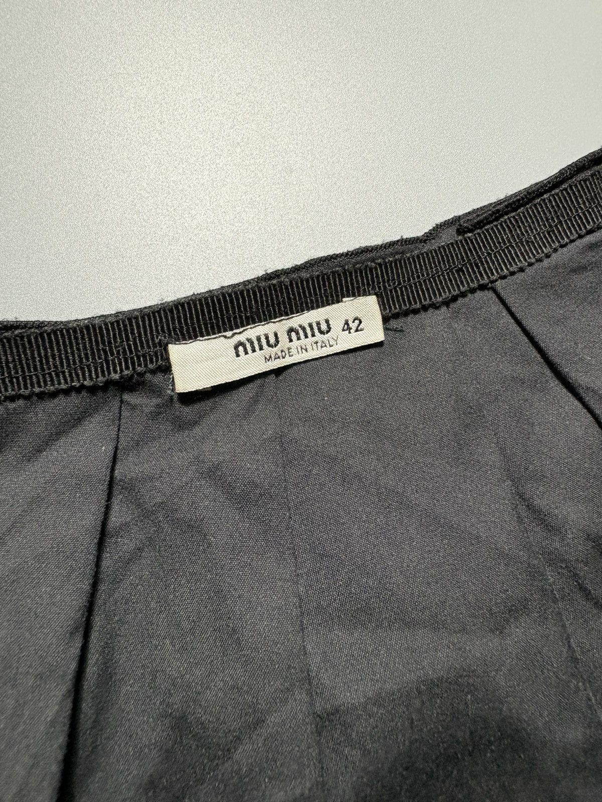 Miu Miu MIU - MIU PRADA RIBBON MIDI SKIRT Size 28" / US 6 / IT 42 - 7 Thumbnail