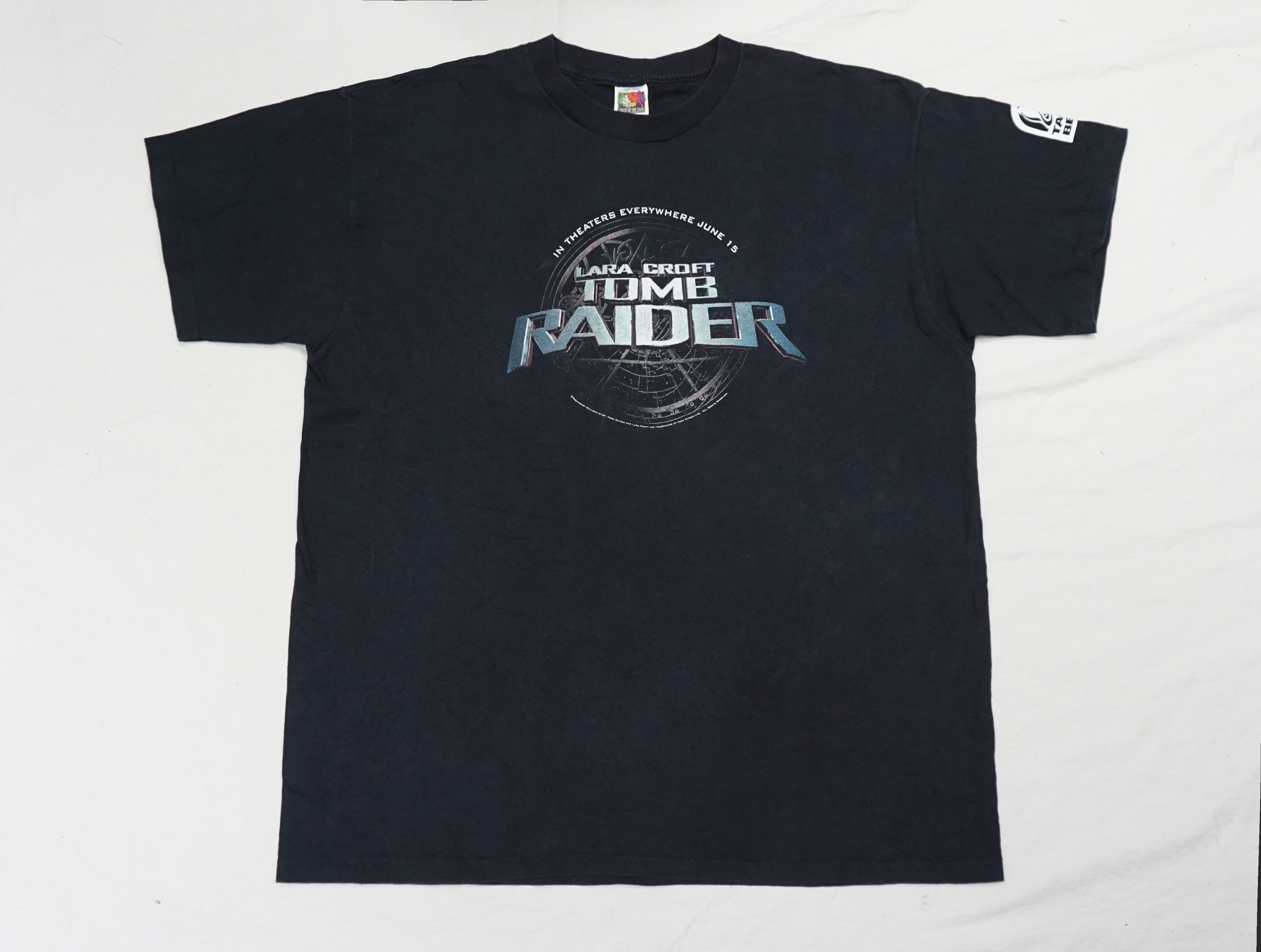 Fruit Of The Loom 2001 Lara Croft Tomb Raider Movie Promo T-shirt Size US XL / EU 56 / 4 - 1 Thumbnail