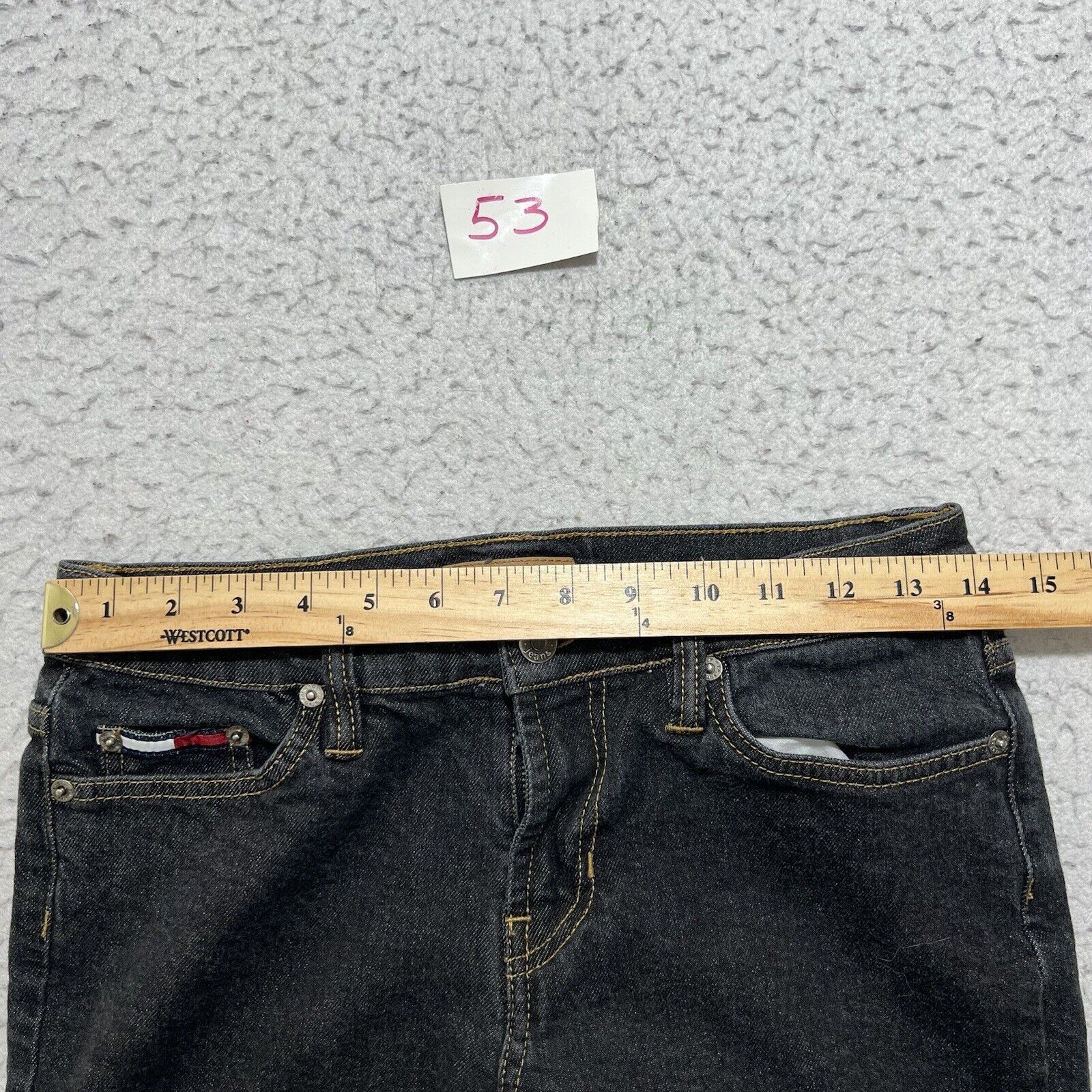 Tommy Hilfiger Vintage Tommy Hilfiger Jeans Flared Leg Gray Y2K Denim 2004 Size 28" / US 6 / IT 42 - 10 Thumbnail