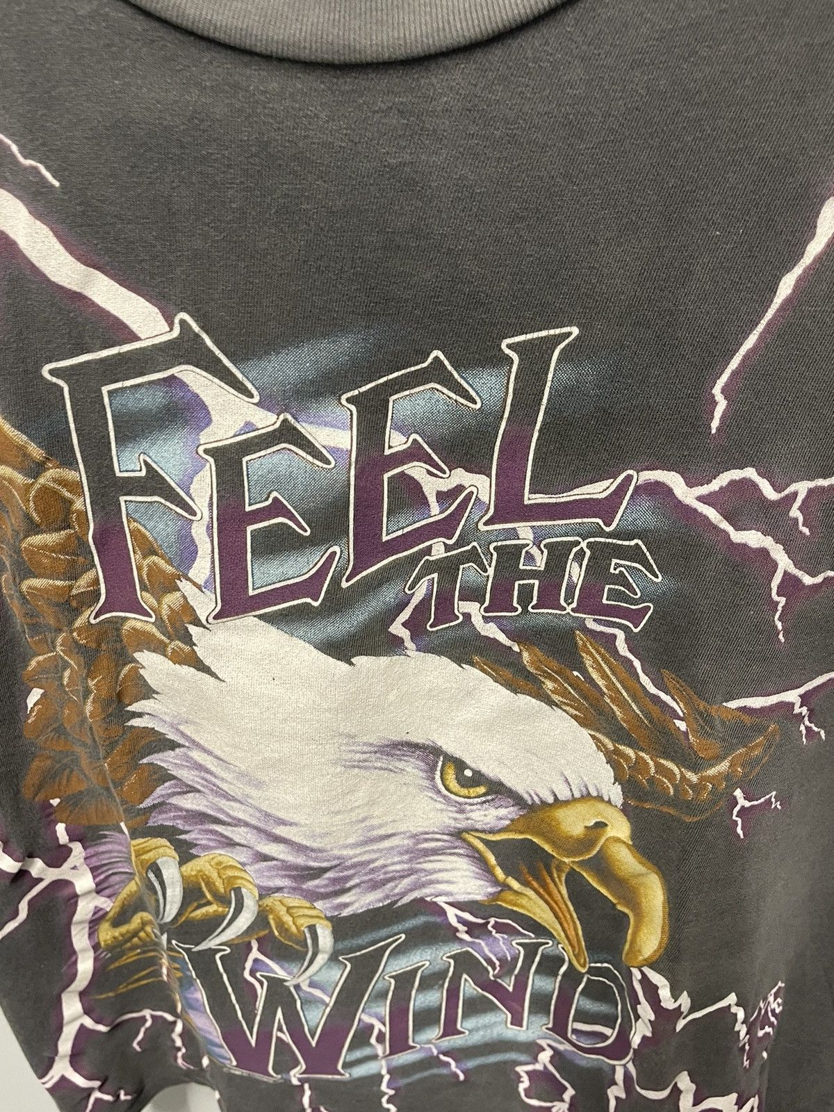 Vintage Vintage American “thunder feel the wind” tee Size US L / EU 52-54 / 3 - 2 Thumbnail