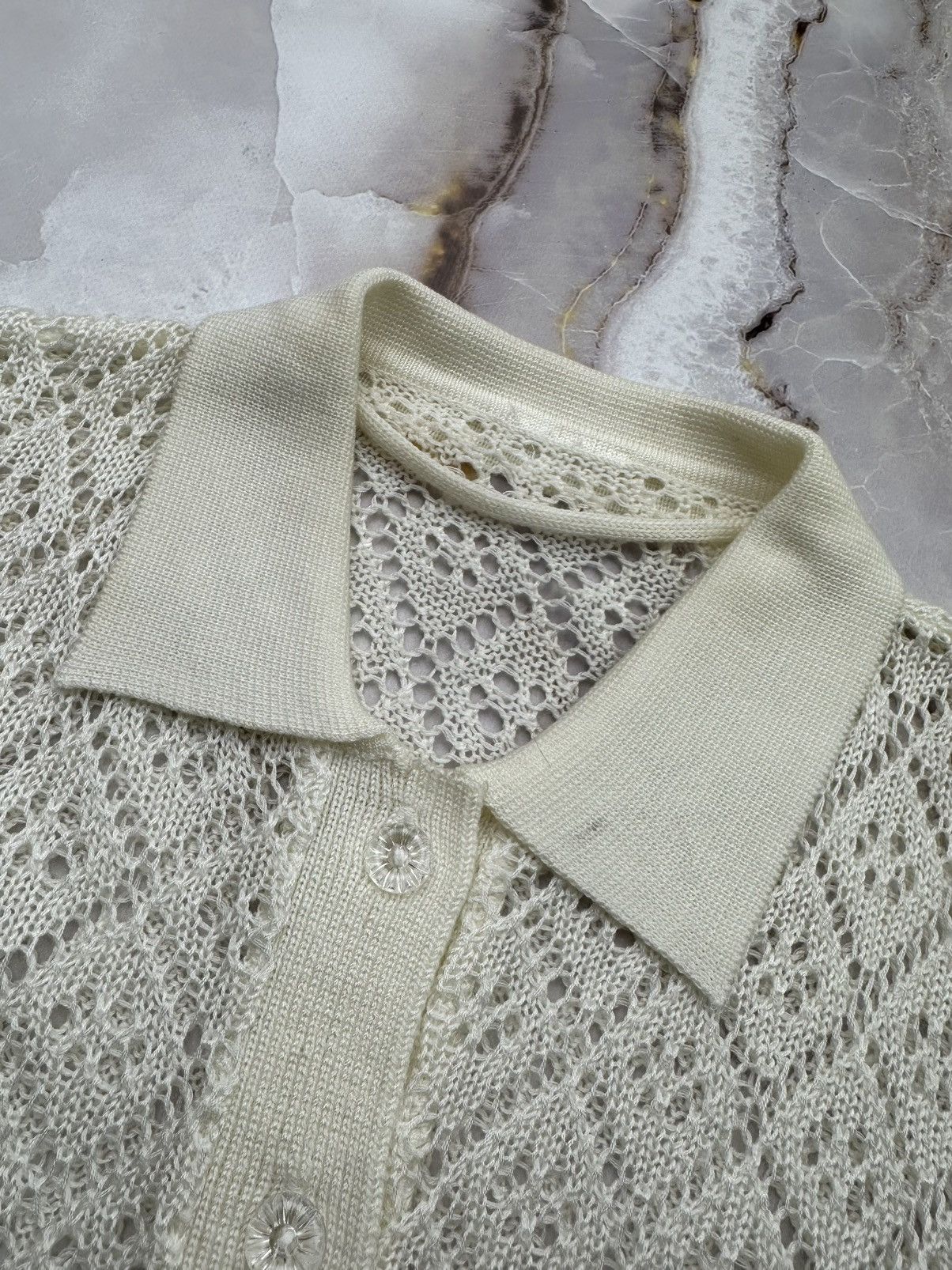 Japanese Brand Vintage Knit Polo Size US XS / EU 42 / 0 - 2 Thumbnail
