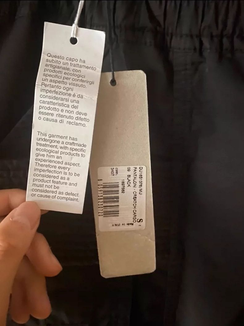 Rick Owens Rick Owens size s Black double-loop nylon pants Size US 28 / EU 44 - 5 Thumbnail