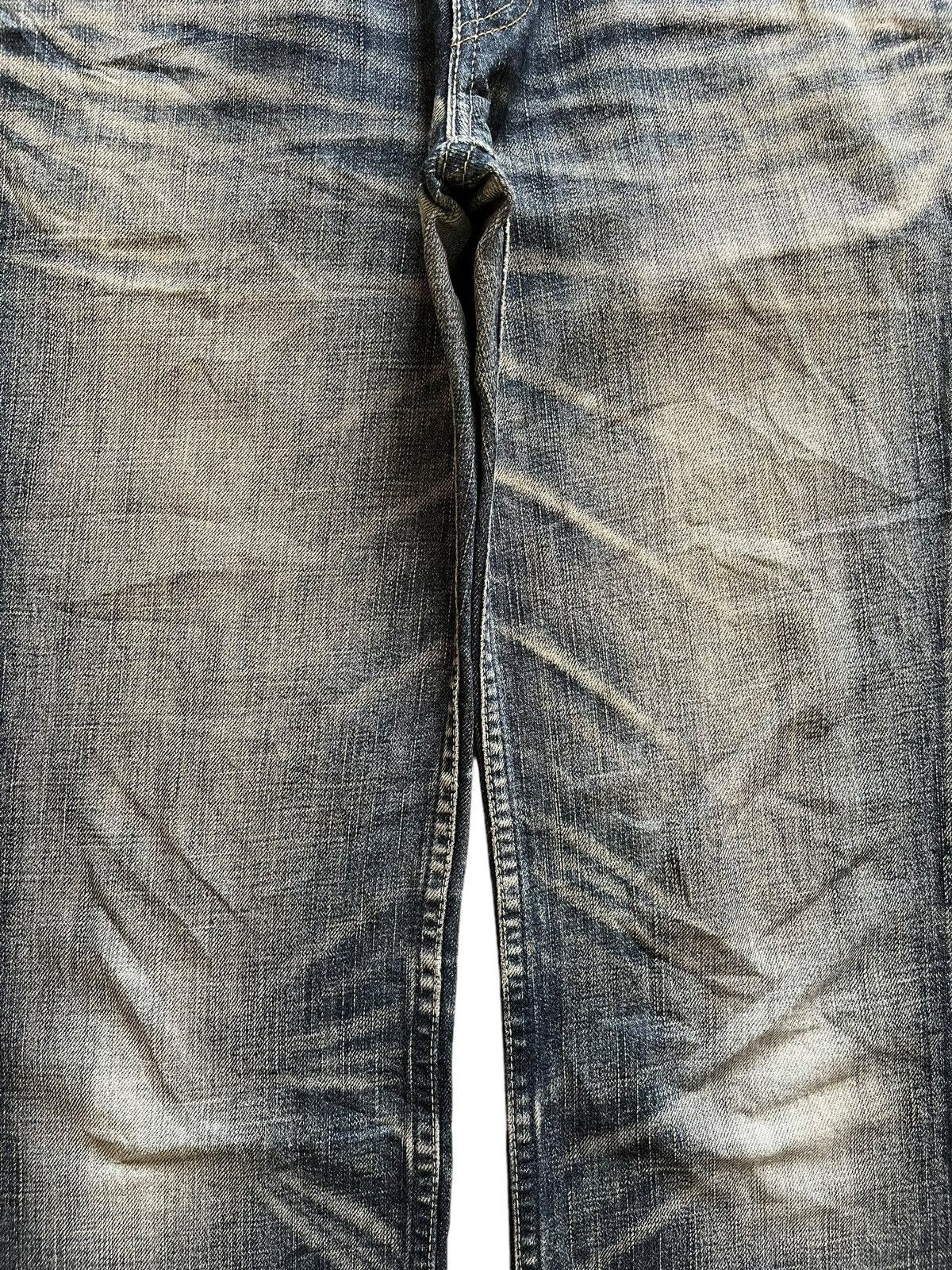 Levi's × Levi's Vintage Clothing Vintage 90s Levis Star Japan Mud Wash Distressed Loose Jeans Size 31" - 6 Thumbnail