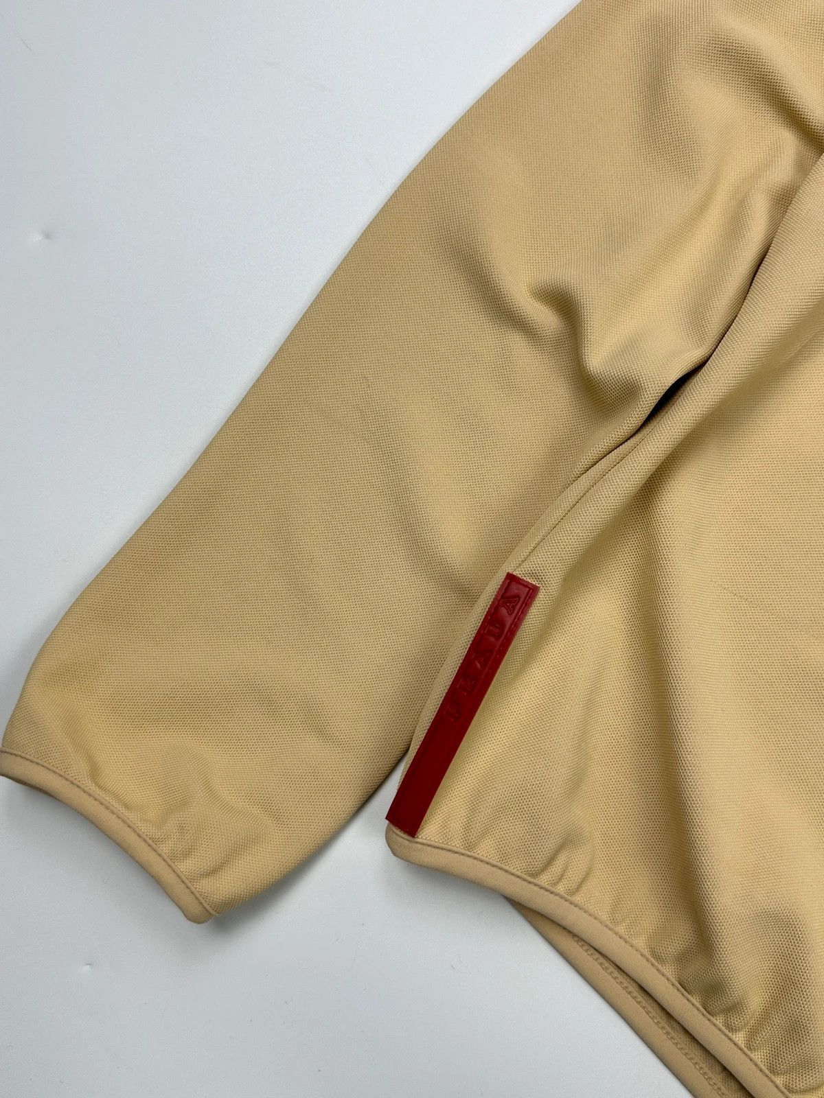 Prada Prada Sport SS2000 Mesh Beige Hooded Nylon Jacket Size S / US 4 / IT 40 - 2 Thumbnail