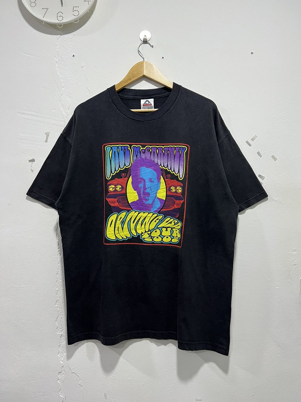 Band Tees × Vintage Vintage Paul McCartney ‘Driving Usa’ Tour Tshirt Size US XL / EU 56 / 4 - 1 Thumbnail