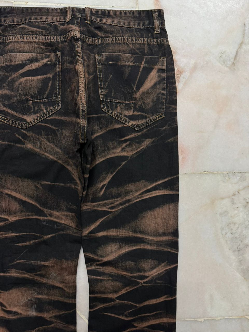 Tornado Mart 💥Insane💥Tornado Mart Style Jeans Whisker Smoke By Japanese Size US 30 / EU 46 - 14 Thumbnail