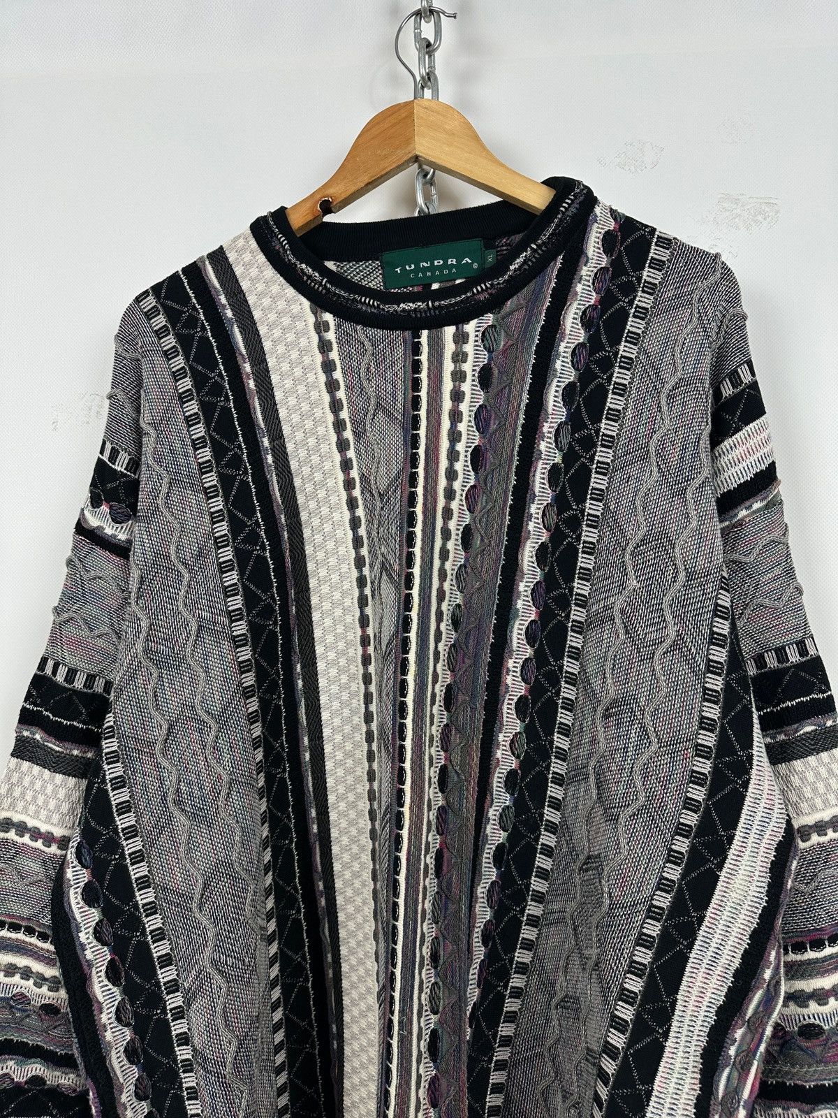Tundra Canada Vintage Tundra Canada 3D Knit Coogi Style Sweater Size US XL / EU 56 / 4 - 3 Thumbnail
