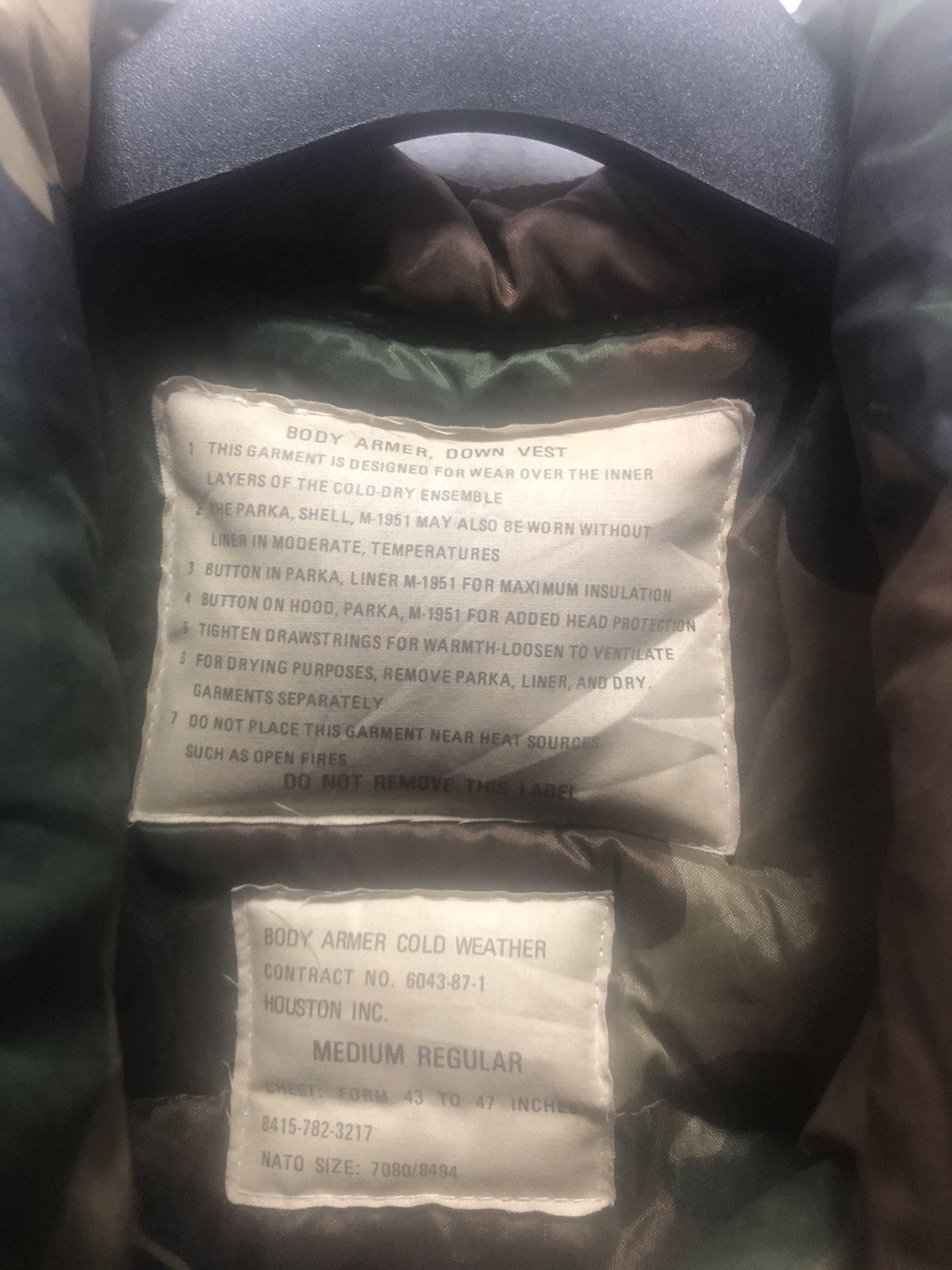 Buzz Rickson's HOUSTON INC Body Armer Down Vest Jacket Size US M / EU 48-50 / 2 - 2 Thumbnail
