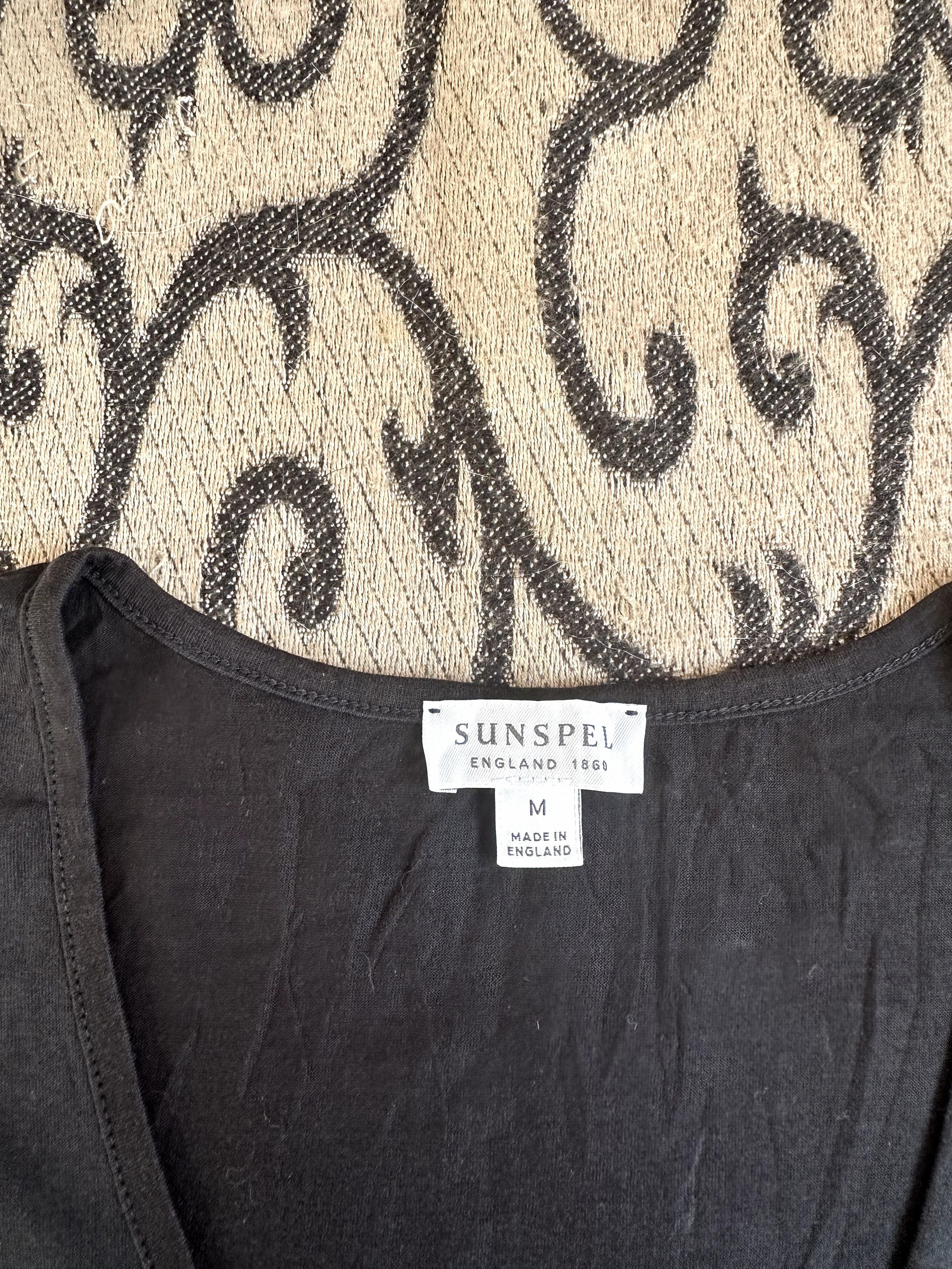 Designer × Sunspel Sunsel Ladies V Neck T-shirt Size M Made In UK Size M / US 6-8 / IT 42-44 - 5 Thumbnail