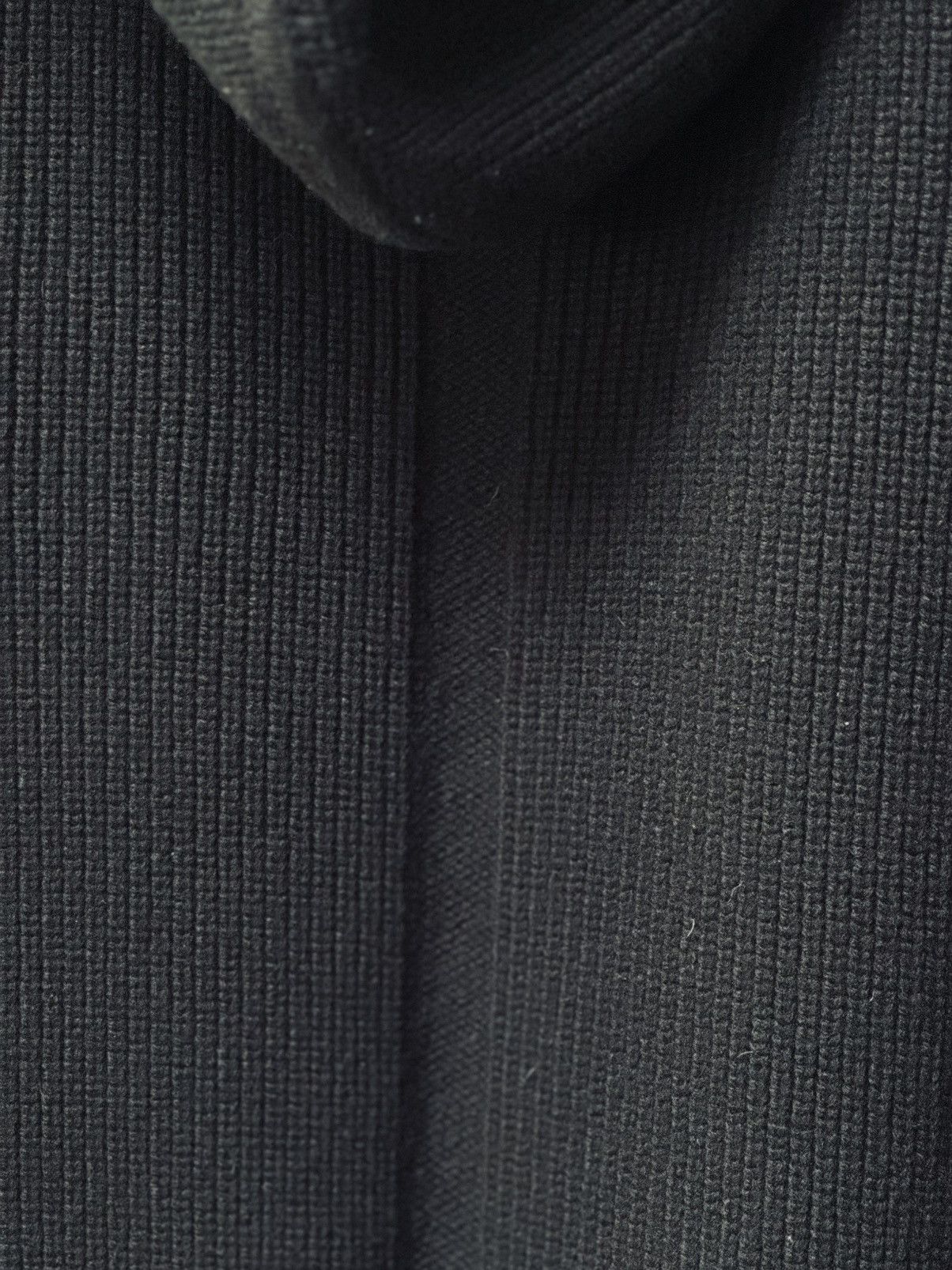 Rick Owens Final Drop | SL LINER Black L Hooded Wool Vest Size US L / EU 52-54 / 3 - 6 Thumbnail