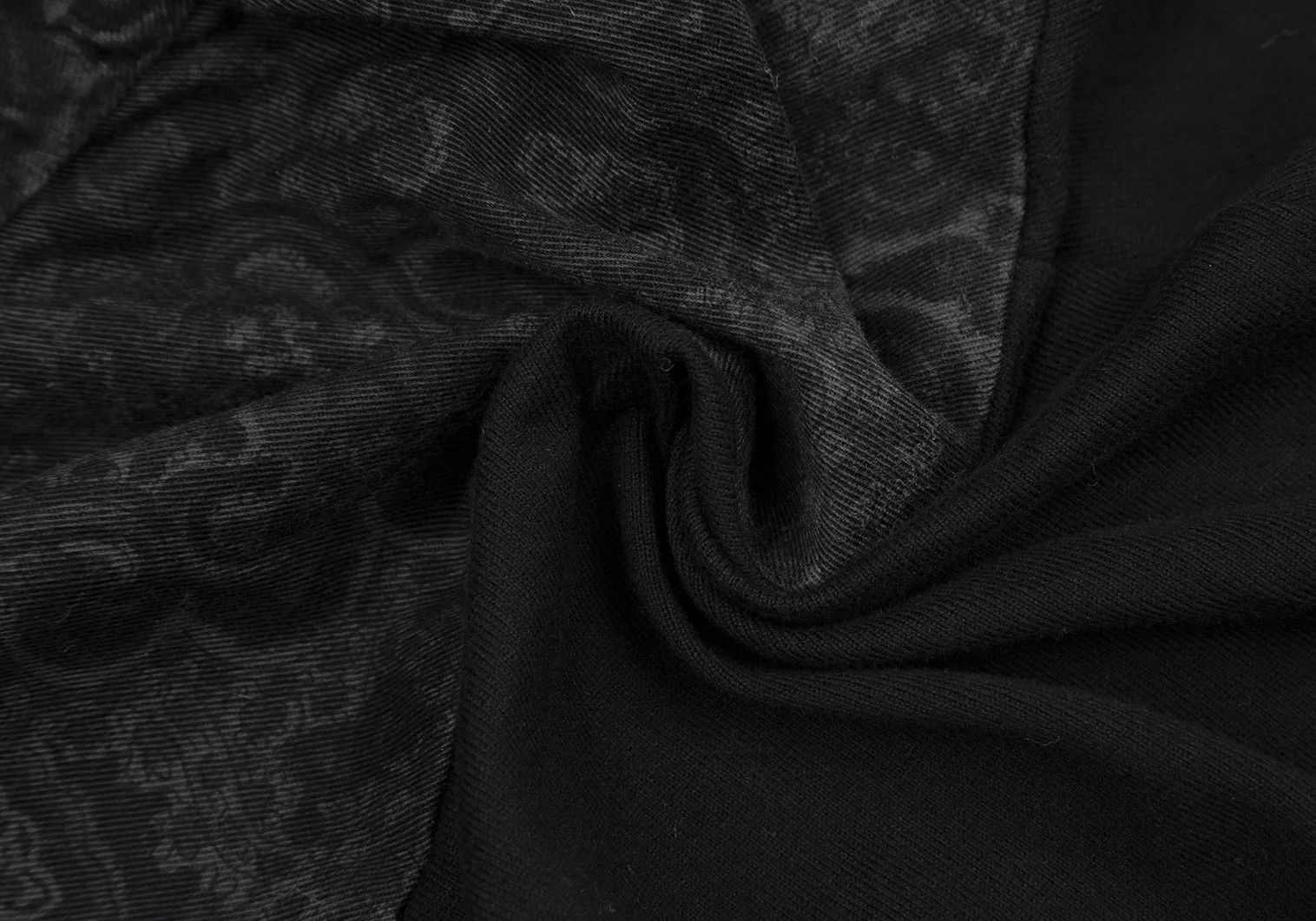 Yohji Yamamoto Damask Print Sarouel Pants in Black Size US 30 / EU 46 - 12 Thumbnail