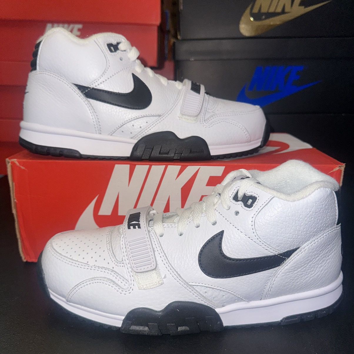 Nike Size 7.5 - Men Nike Air Trainer 1 White Black FB8066-100 Size US 7.5 / EU 40-41 - 1 Thumbnail