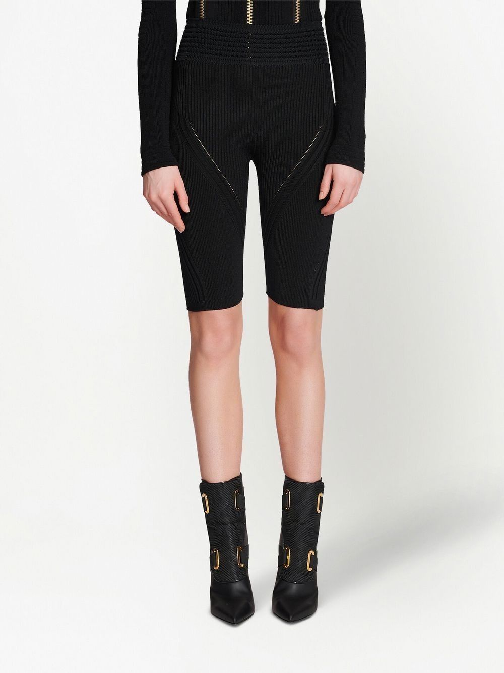 Balmain o1y0625 Short in Black Size 27" / US 4 / IT 40 - 5 Thumbnail