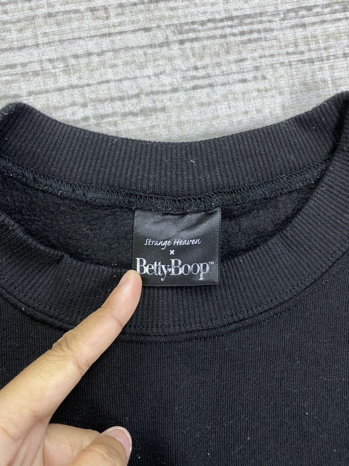 Cartoon Network × Vintage Vintage Betty Boob Big Backhit Spellout Crewneck Sweatshirt Size US L / EU 52-54 / 3 - 11 Thumbnail