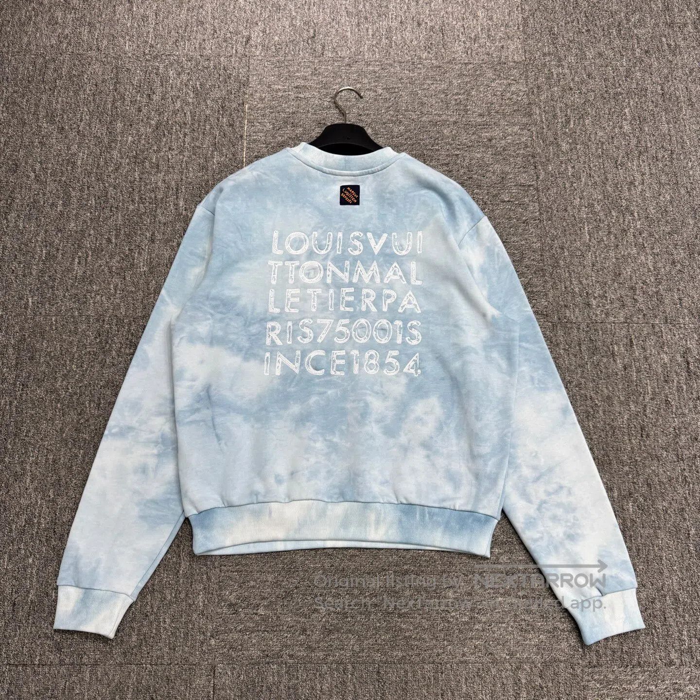 Louis Vuitton Louis Vuitton ss26 Dye-stitched, embroidered letter hoodie Size US L / EU 52-54 / 3 - 2 Thumbnail
