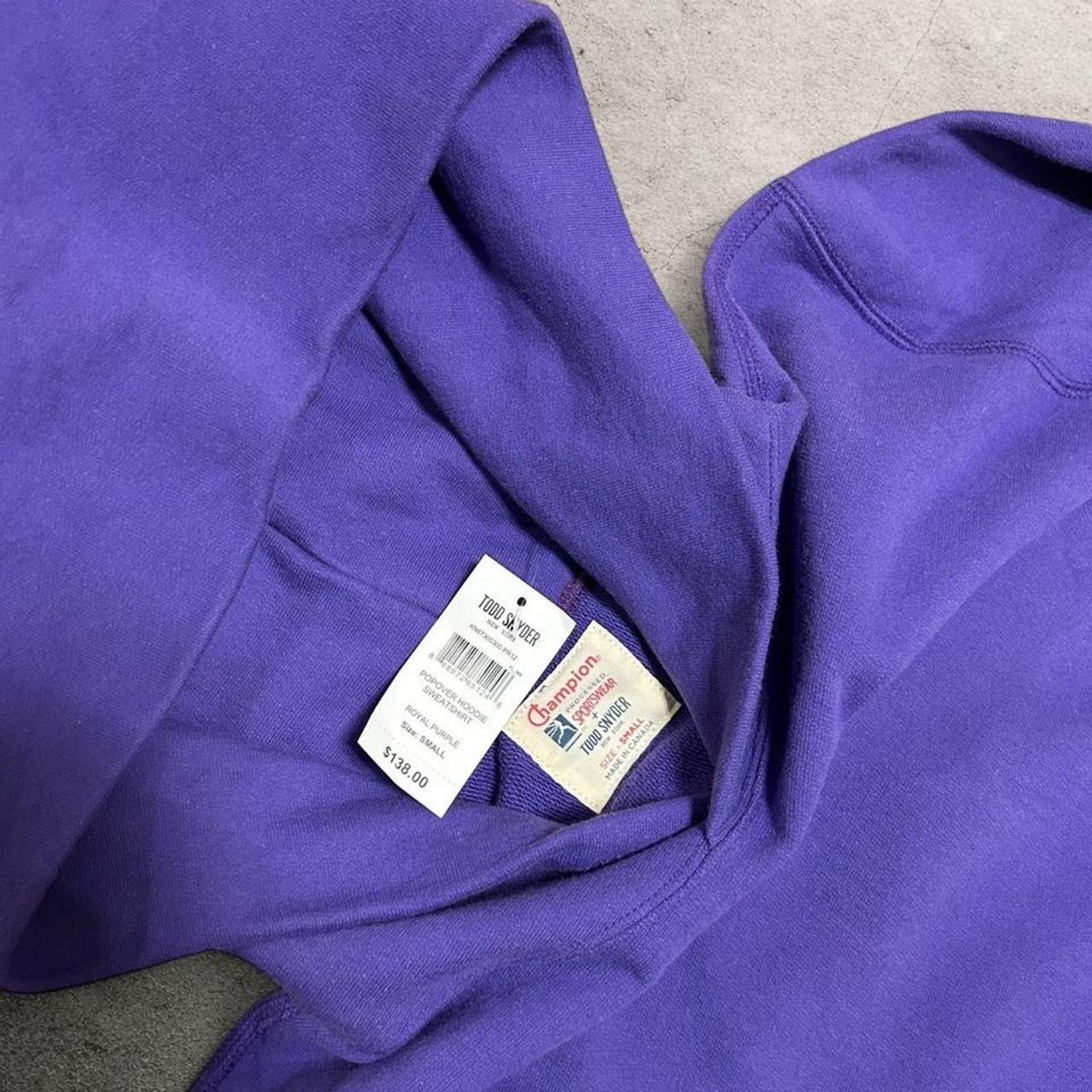 Todd Snyder Champion X Todd Snyder Popover Hoodie Sweatshirt BRAND NEW Size US S / EU 44-46 / 1 - 2 Thumbnail
