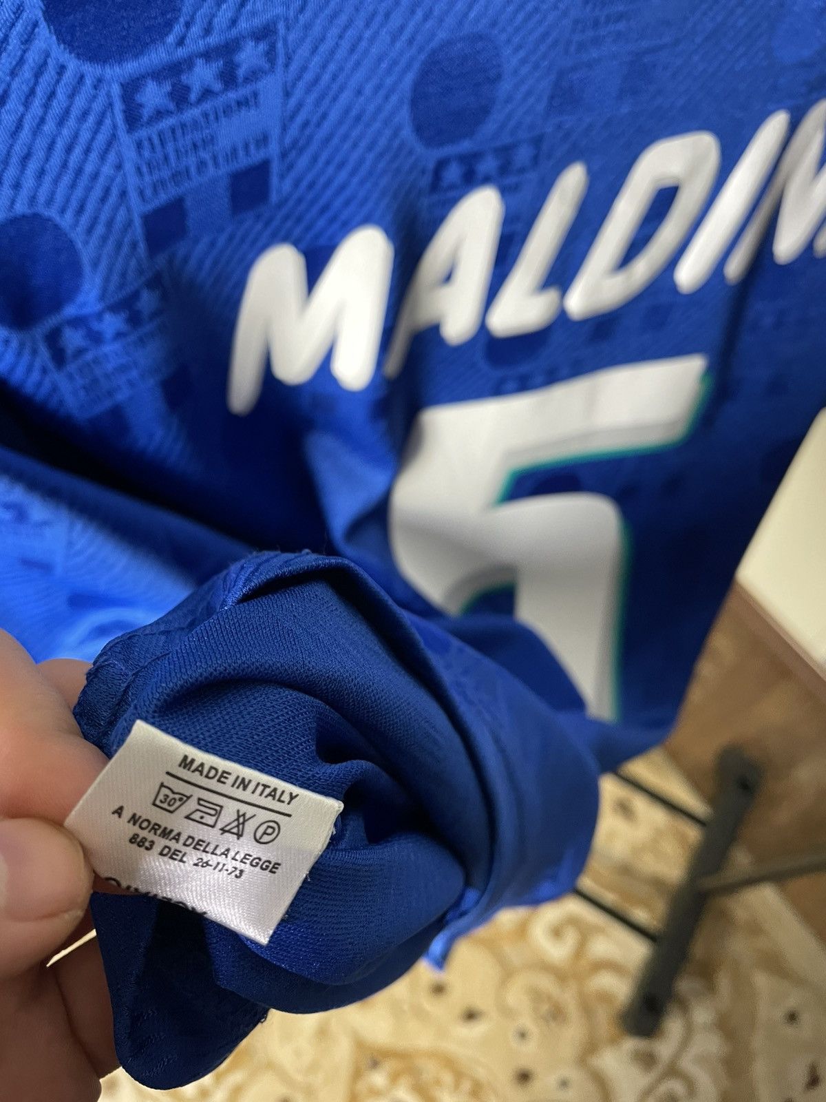 Diadora Vintage 1994 Soccer Jersey Paulo Maldini Italia Size XL Size US XL / EU 56 / 4 - 7 Thumbnail