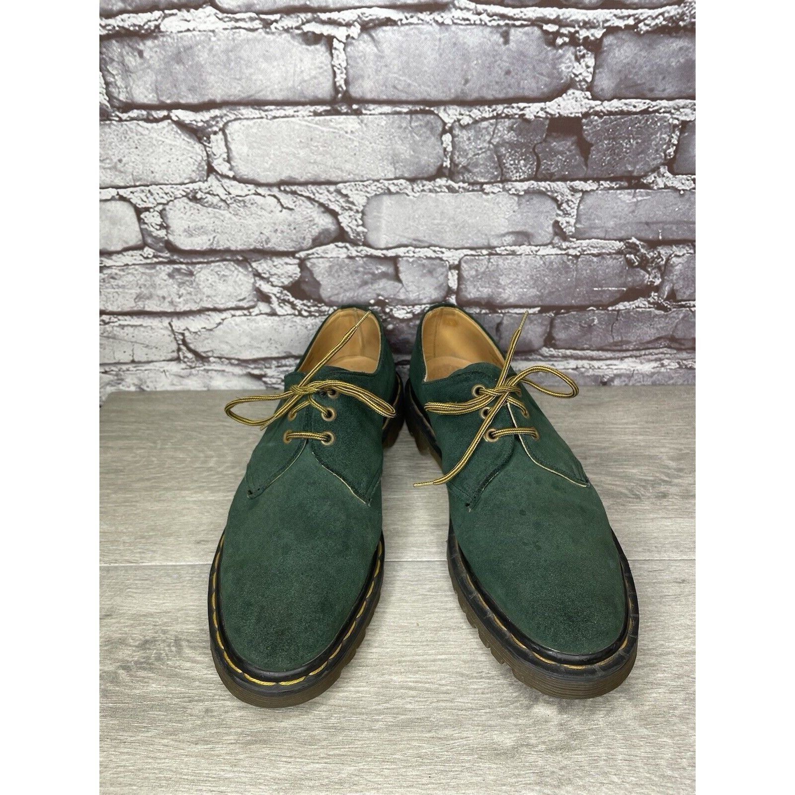 Dr. Martens Doc Dr. Martens Green Suede Leather Oxfords Shoes Men’s Sz 1 Size US 10 / EU 43 - 18 Thumbnail