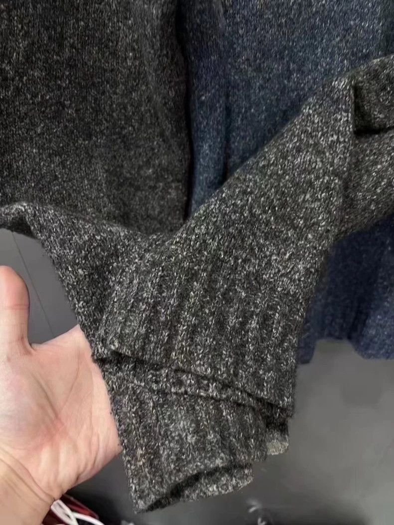 Loewe LOEWE Black and gray snowflake embroidered sweater hoodie Size US XL / EU 56 / 4 - 3 Thumbnail