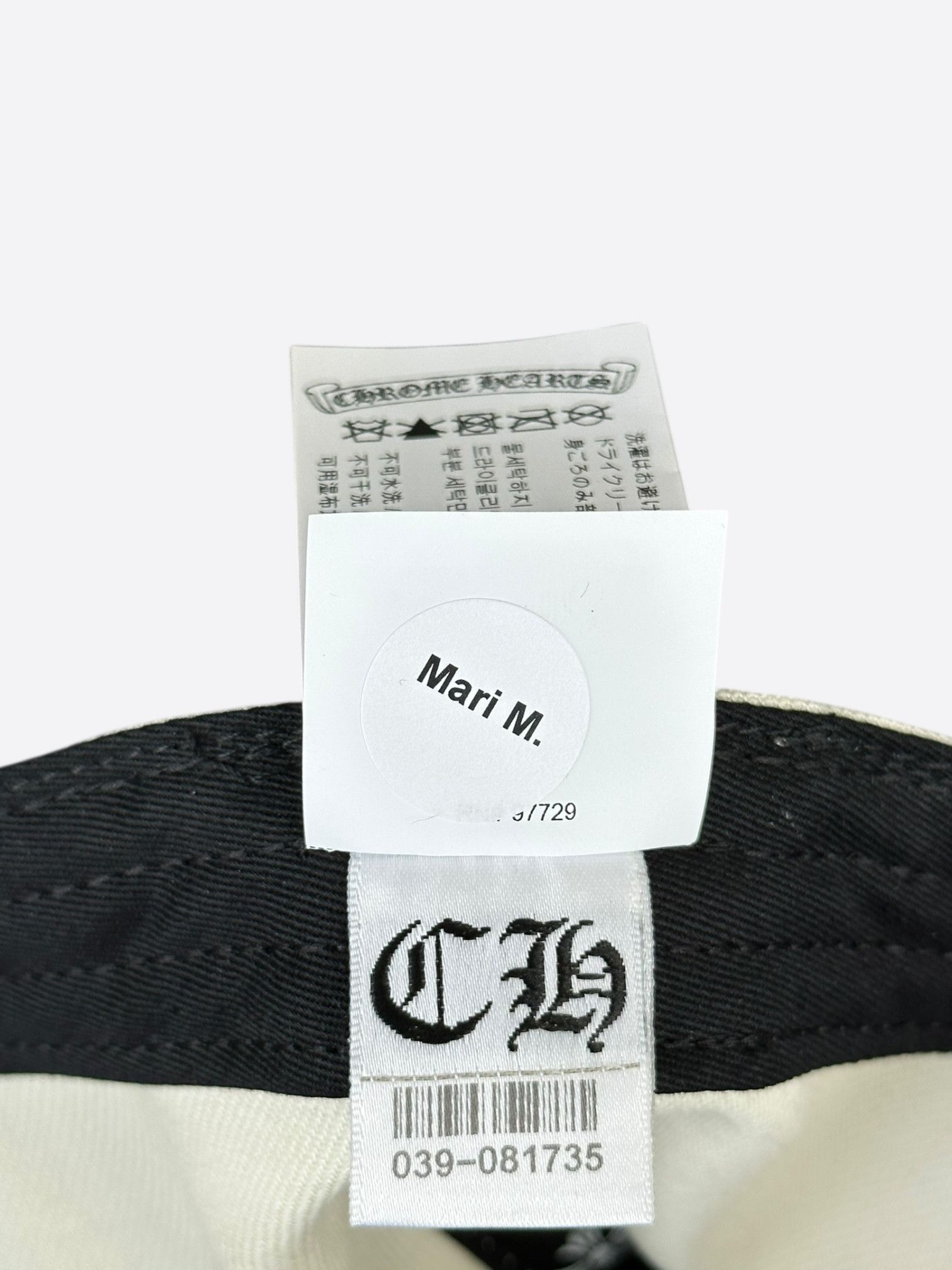 Chrome Hearts Chrome Hearts White & Red Heart Logo Fitted Hat Size ONE SIZE - 8 Thumbnail