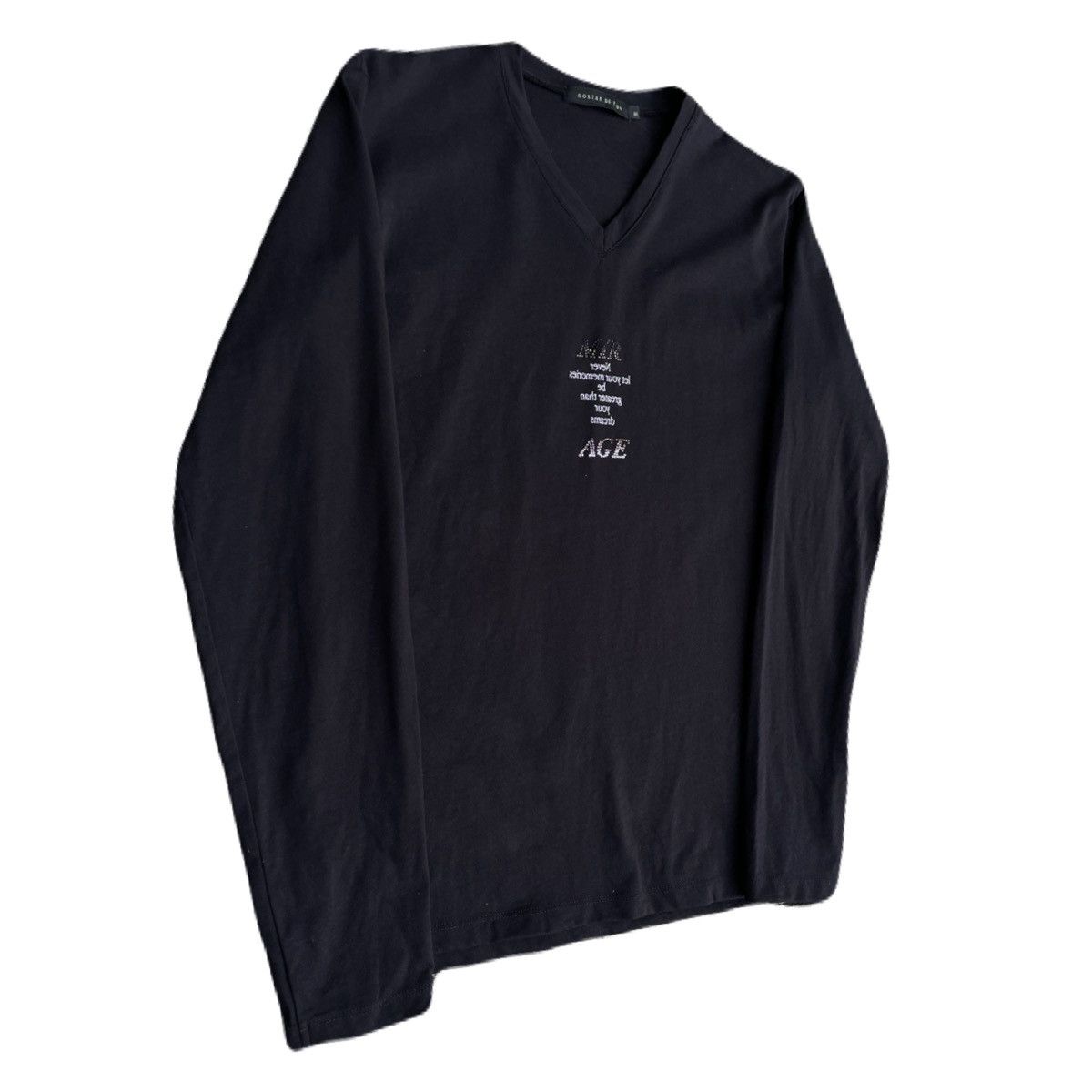 If Six Was Nine 2000s FUGA Rhinestone Mirage Long Sleeve Tee Japanese Vkei Size US S / EU 44-46 / 1 - 3 Thumbnail
