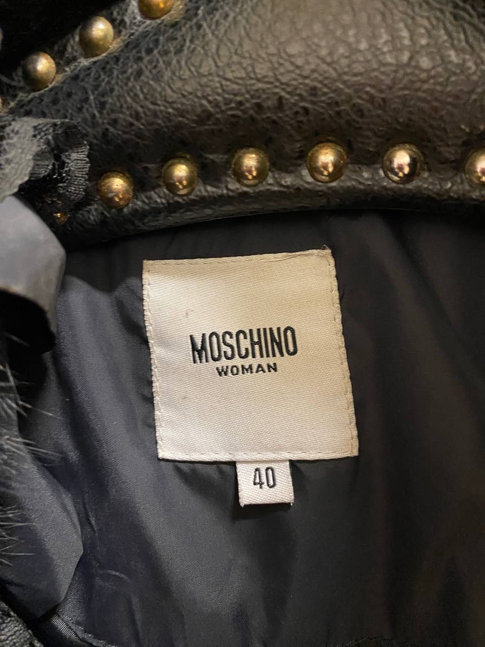 Moschino Moschino black vintage coat Size S / US 4 / IT 40 - 7 Thumbnail
