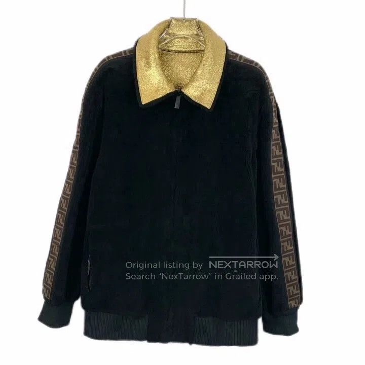 Fendi Fendi Black Reversible Logo Zipper Jacket. Size US S / EU 44-46 / 1 - 1 Thumbnail
