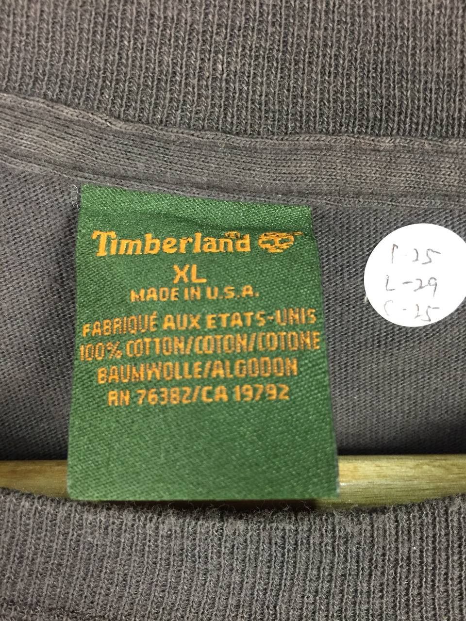 Timberland Vtg Timberland Big Logo Made In Usa Long Sleeve Tee Size US XL / EU 56 / 4 - 9 Thumbnail