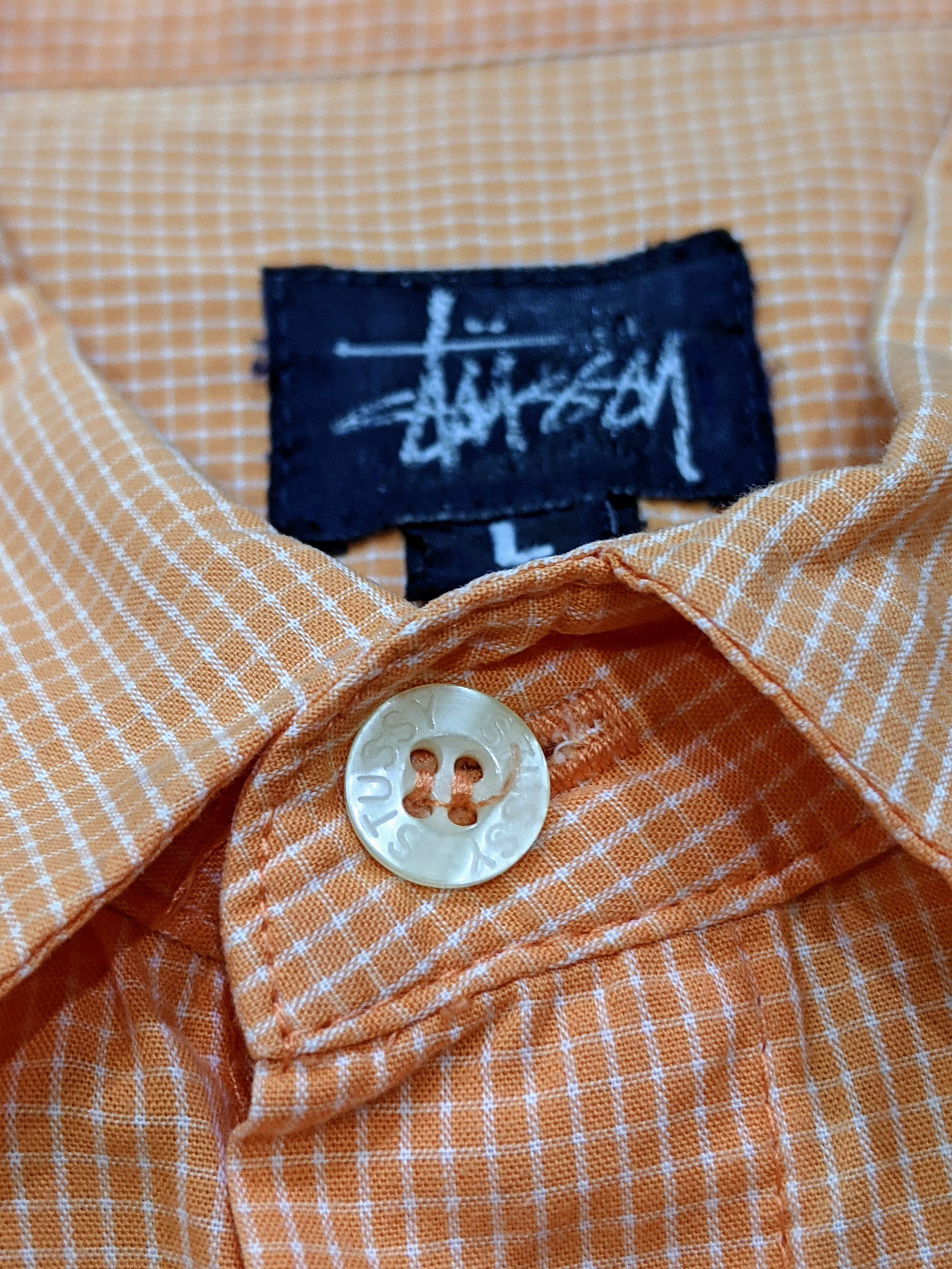 Stussy Stussy Made in USA Short Sleeve Shirt Men's L fits XL Size US L / EU 52-54 / 3 - 3 Thumbnail