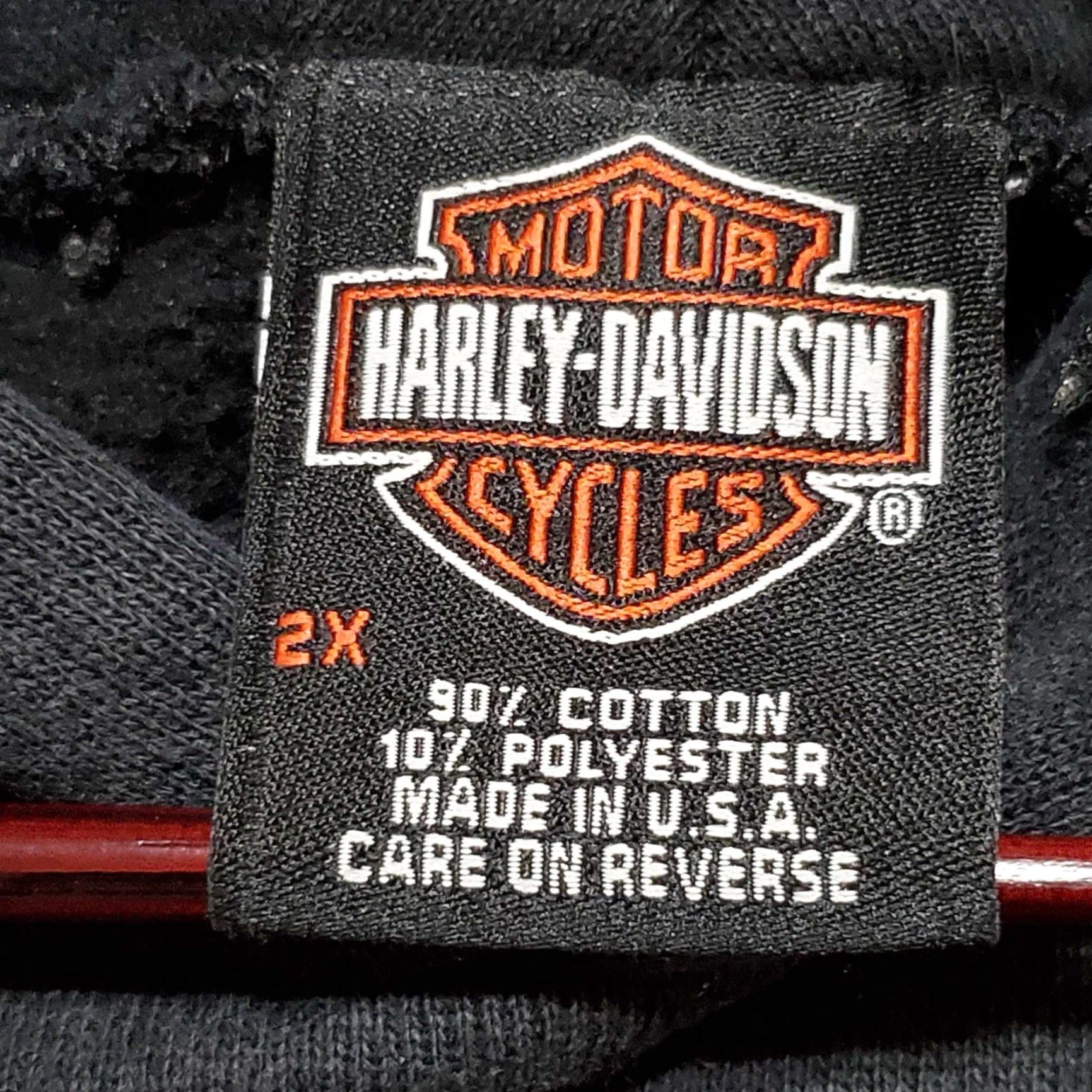 Harley Davidson Harley-Davidson Pullover Hoodie Black RK Stratman Design Adult 2XL USA Size US XXL / EU 58 / 5 - 2 Thumbnail