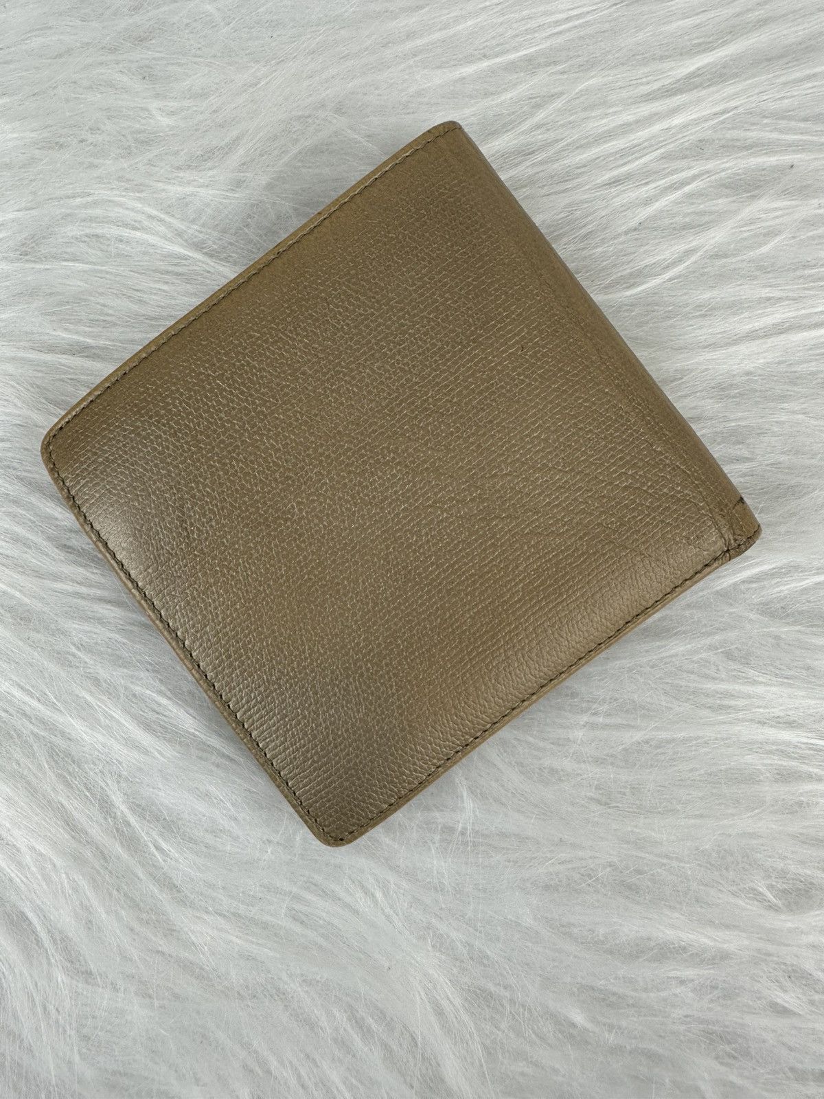 Chanel Chanel Tan/ Beige Caviar Leather Designer Slim Bifold Wallet Size ONE SIZE - 3 Thumbnail