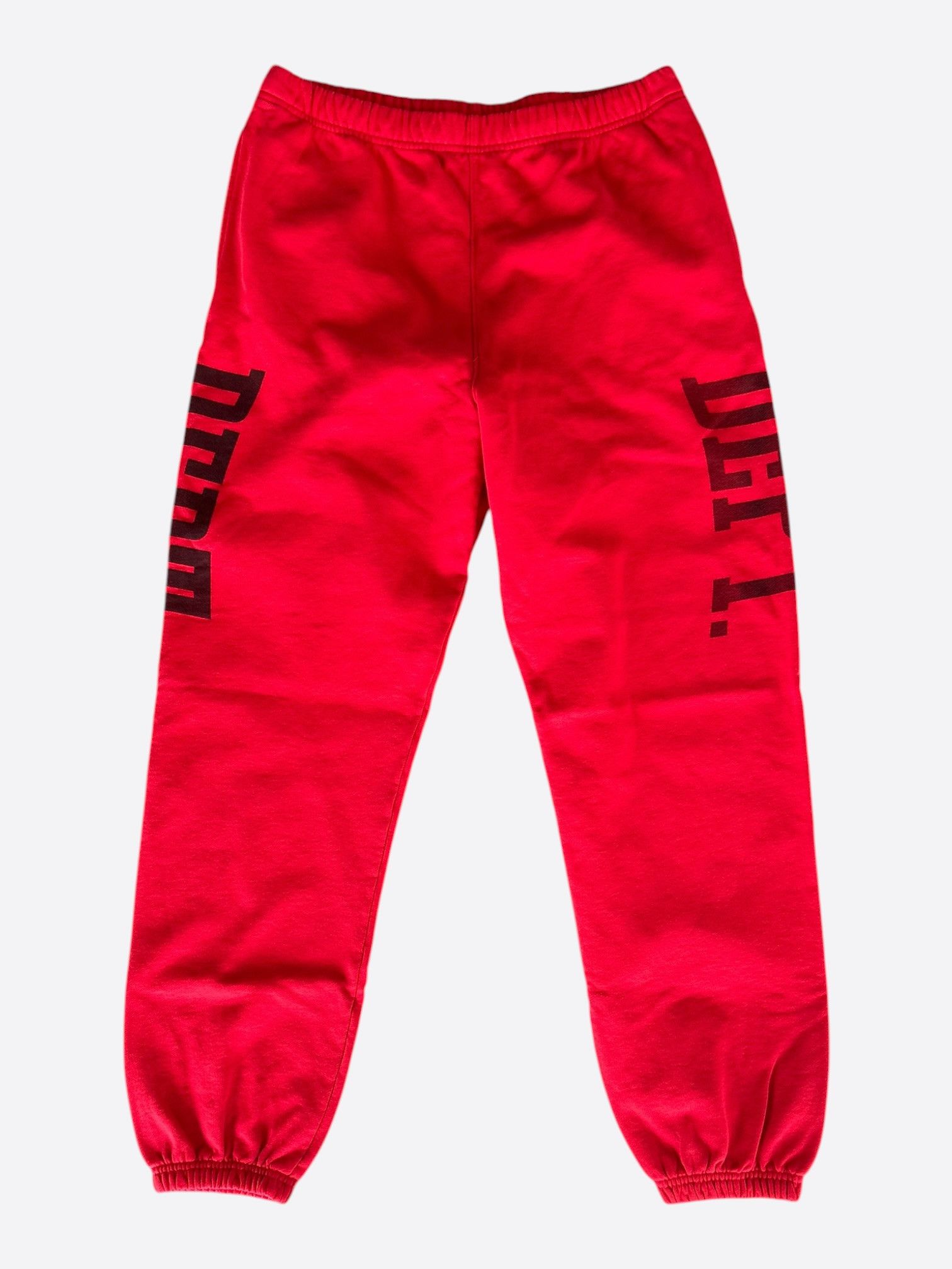 Gallery Dept. Gallery Dept Red & Black Dept Gym Sweatpants Size US 36 / EU 52 - 1 Thumbnail