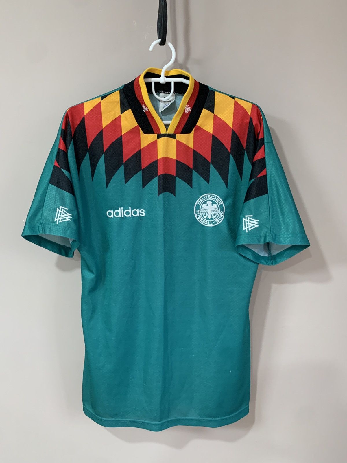 Germany 1994 Away Football Shirt Adidas Vintage Soccer Retro