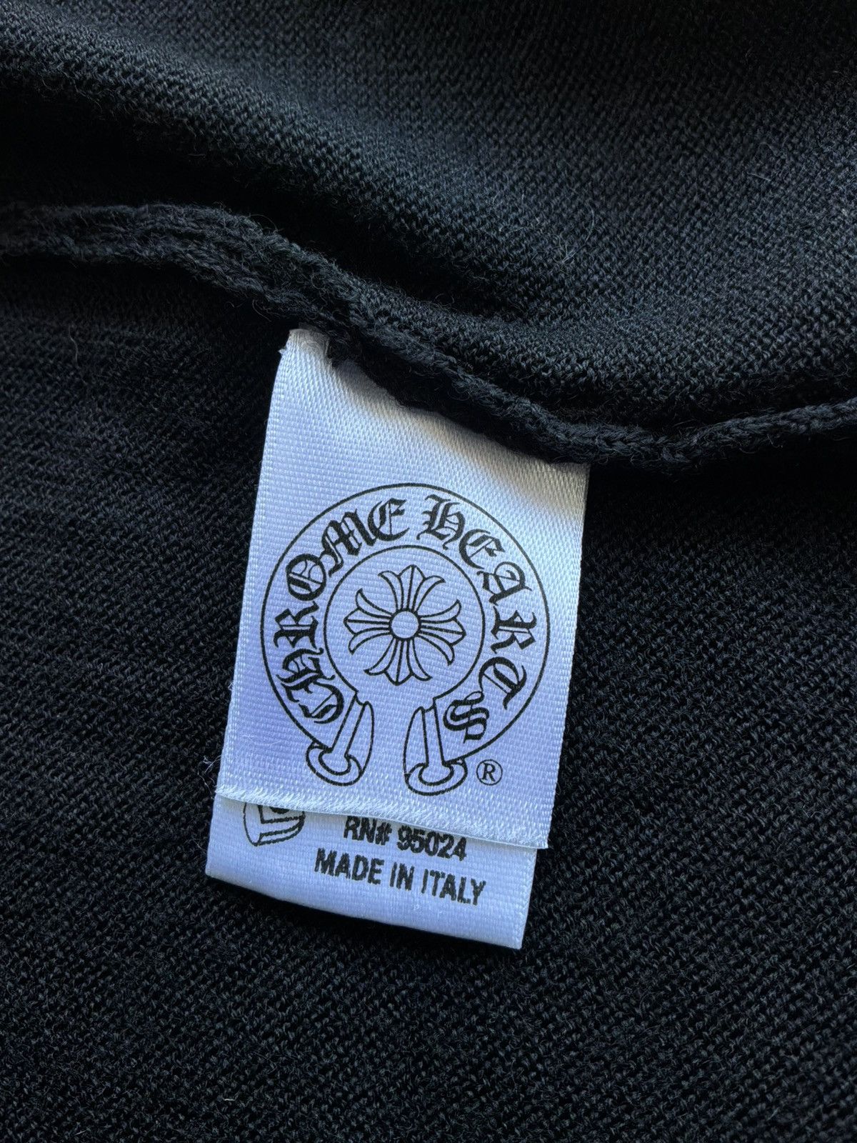 Chrome Hearts Vintage Chrome - Cross Patch Wool Turtle Neck Button Dress Size ONE SIZE - 10 Thumbnail