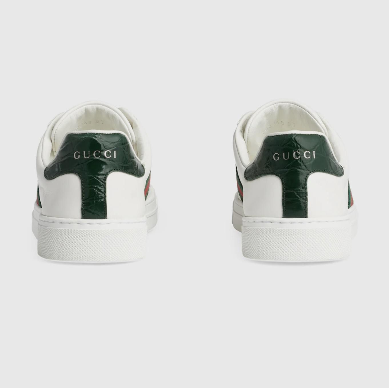 Gucci GUCCI WOMEN'S GUCCI ACE SNEAKER WITH WEB SIZE 38 Size ONE SIZE - 3 Thumbnail