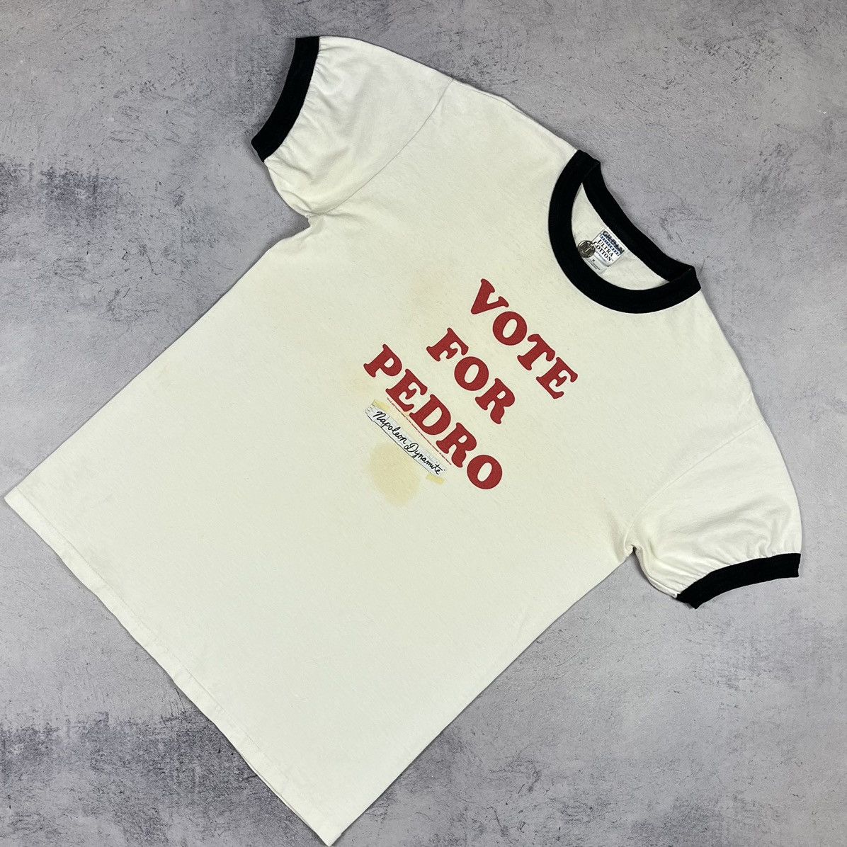 Vintage Vintage Vote For Pedro humor y2k movie promo tee 2005 Size US M / EU 48-50 / 2 - 1 Thumbnail